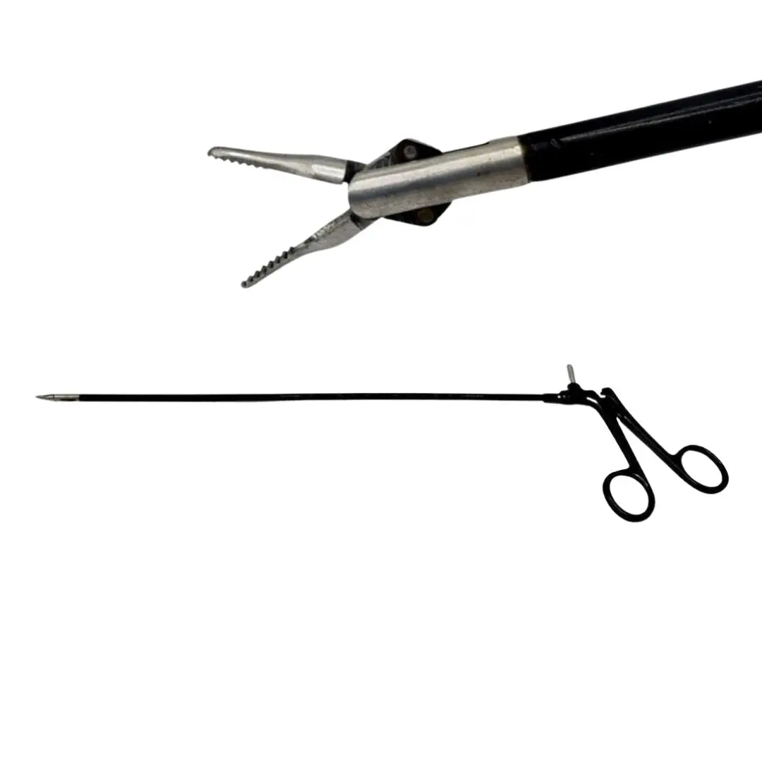 Jarit 600-115 Tapered Serrated Laparoscopic Dissecting Forceps Monopolar 5mm 16"