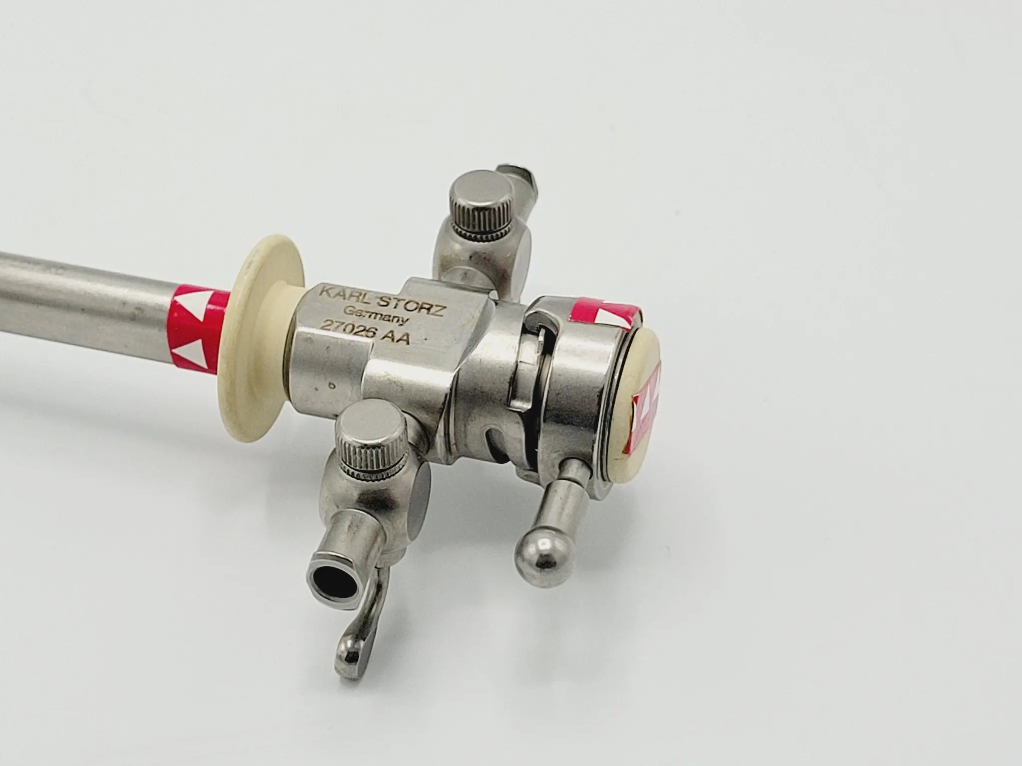 Karl Storz 27026 AA Cysto-Ureteroscope Sheath 25 Fr & 27026 AO Obturator 10-1/4" - Image 3