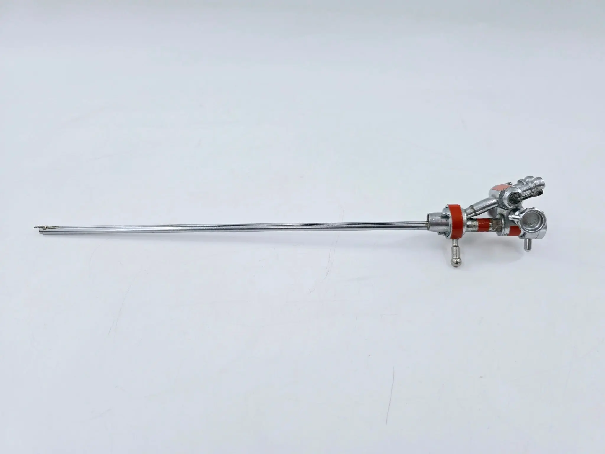 Karl Storz 27026EF Albarran Deflector, Double Channel w/ Dual Stopcocks 12" - Image 2