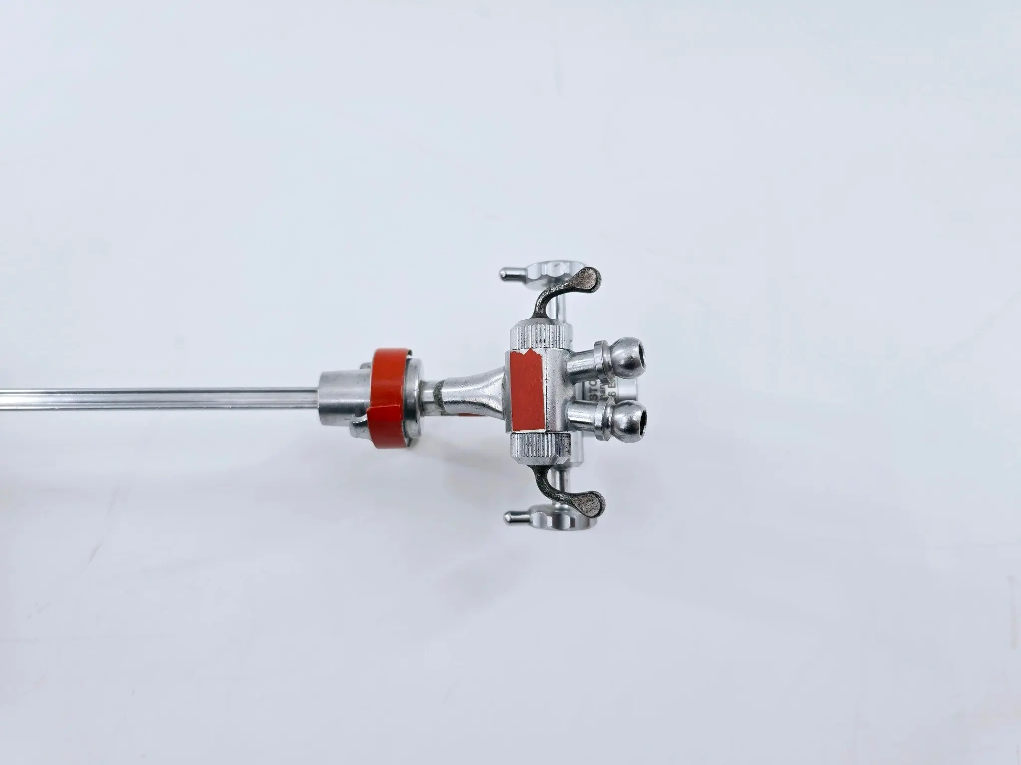 Karl Storz 27026EF Albarran Deflector, Double Channel w/ Dual Stopcocks 12" - Image 3