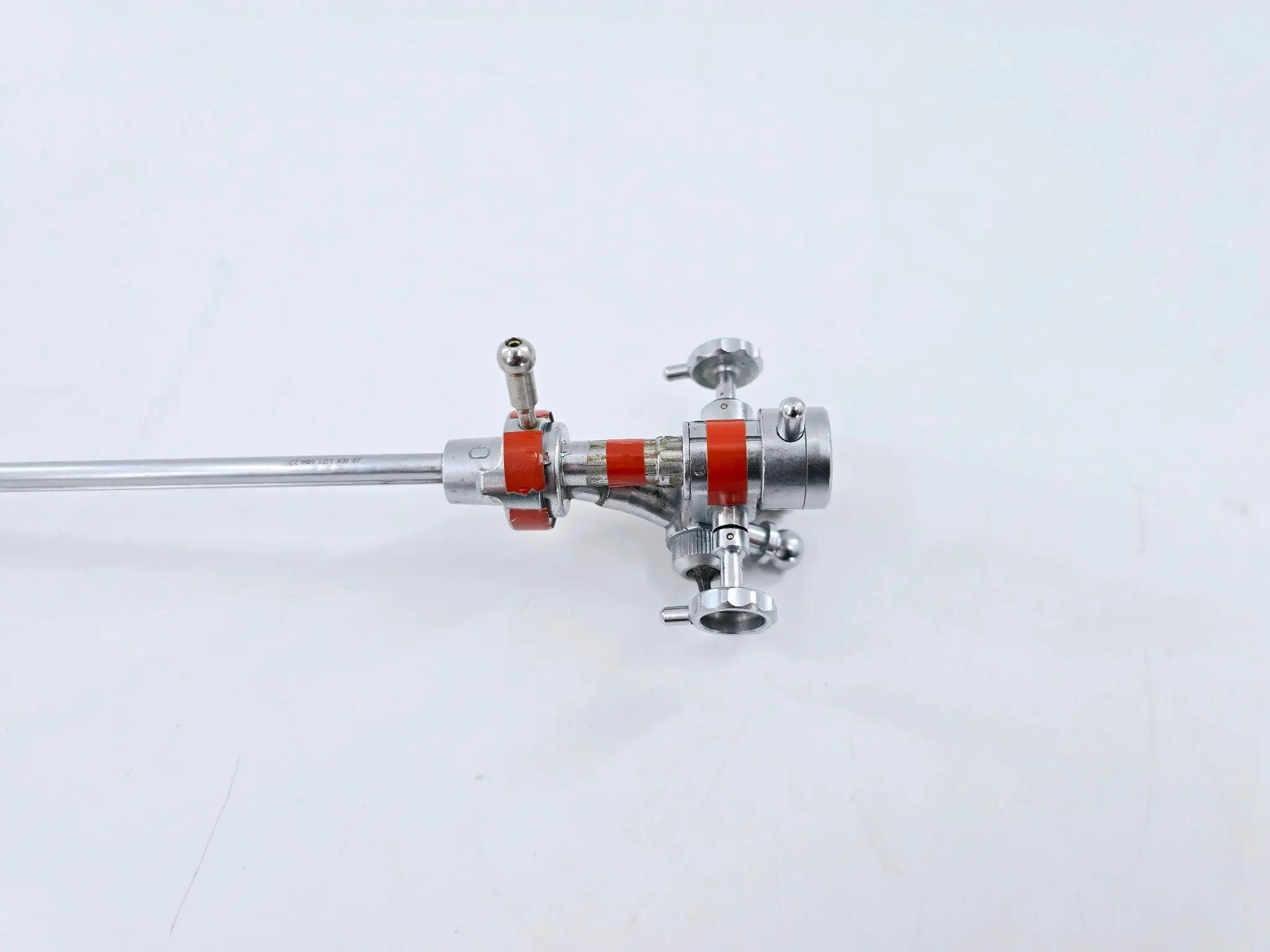 Karl Storz 27026EF Albarran Deflector, Double Channel w/ Dual Stopcocks 12" - Image 4