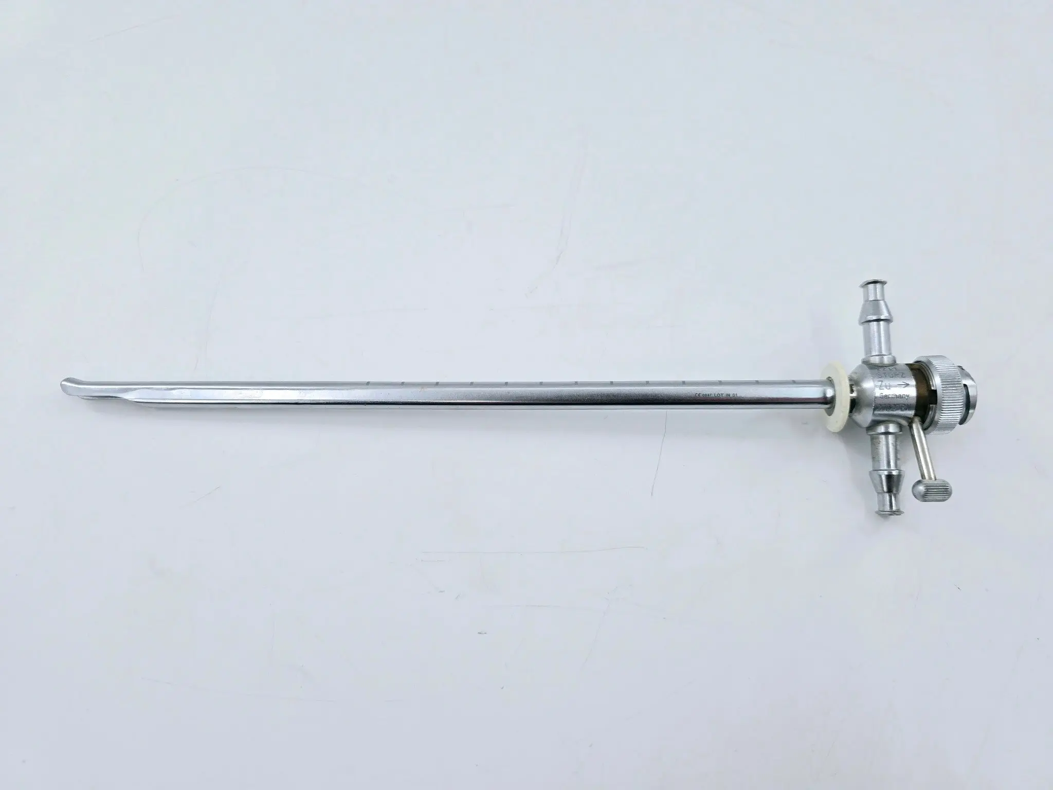 Karl Storz 27027BN Cystoscope-Urethroscope Sheath 22 Fr. w/ 2 Channels 10-1/4" - Image 2