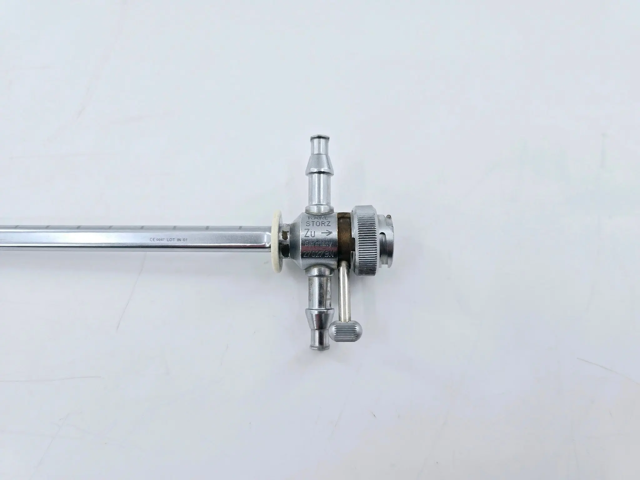 Karl Storz 27027BN Cystoscope-Urethroscope Sheath 22 Fr. w/ 2 Channels 10-1/4" - Image 3