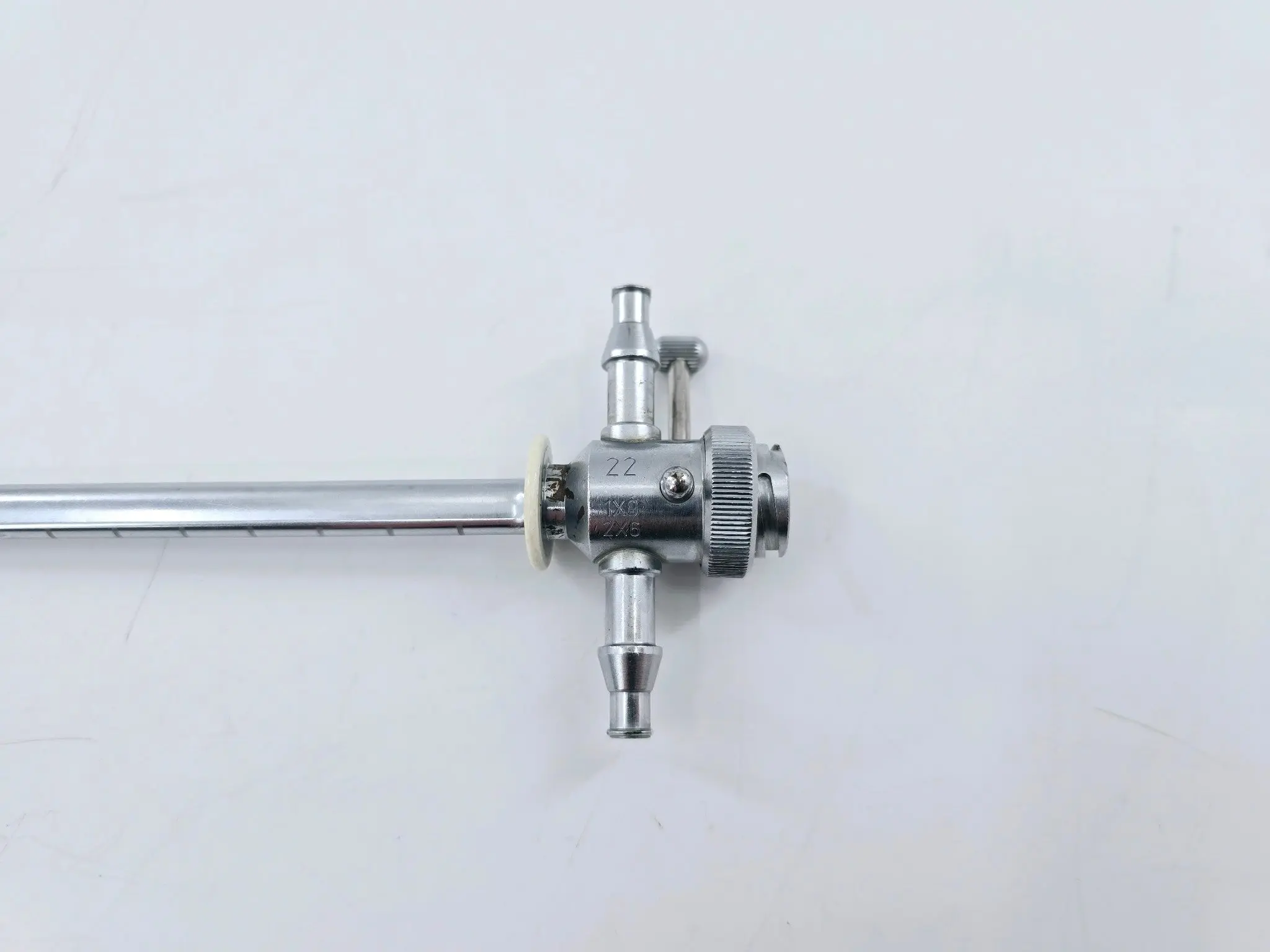 Karl Storz 27027BN Cystoscope-Urethroscope Sheath 22 Fr. w/ 2 Channels 10-1/4" - Image 4