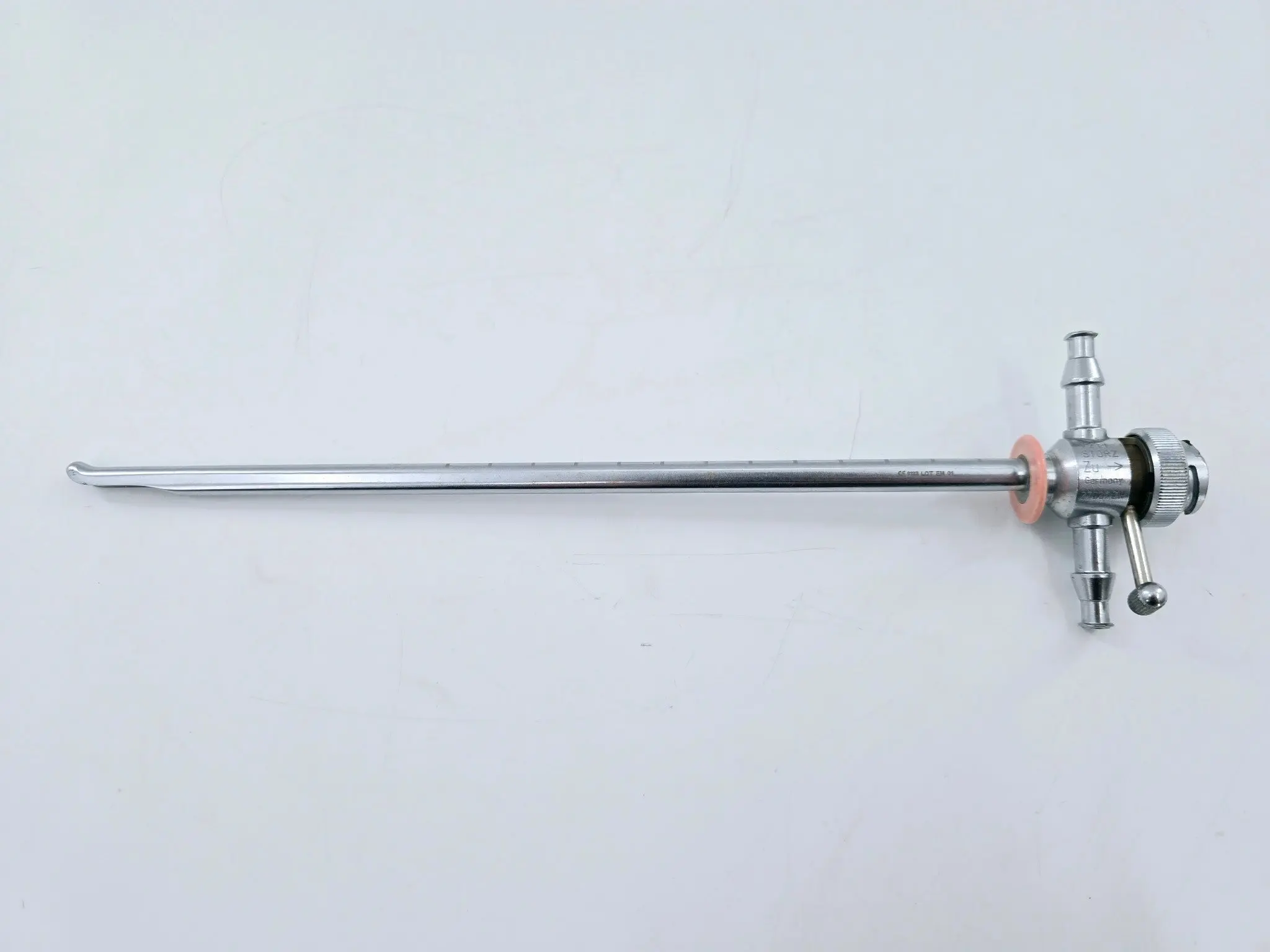 Karl Storz 27027CN Resectoscope Sheath 20fr. w/ 2 Working Channels 10-1/4" - Image 2
