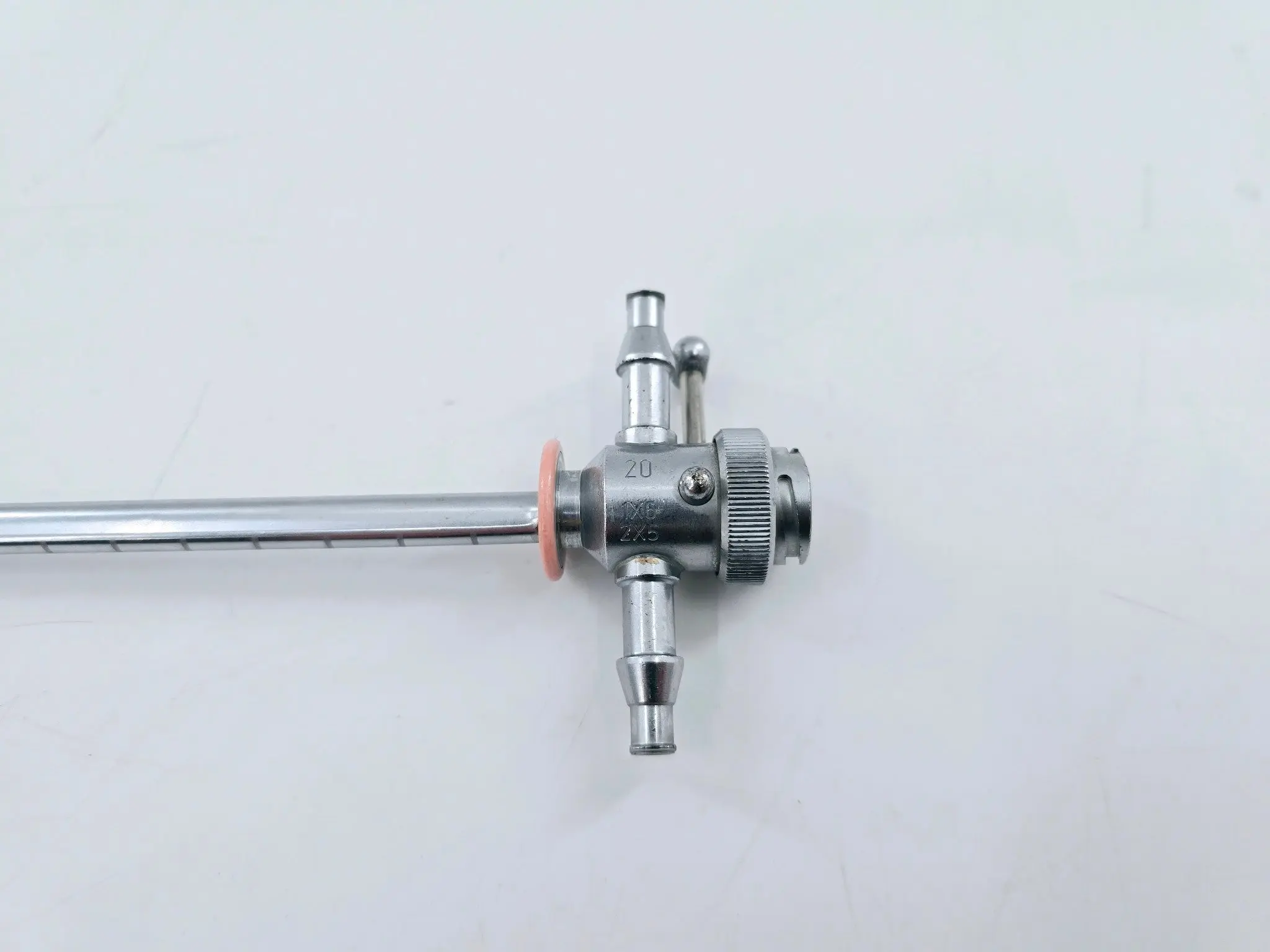 Karl Storz 27027CN Resectoscope Sheath 20fr. w/ 2 Working Channels 10-1/4" - Image 4