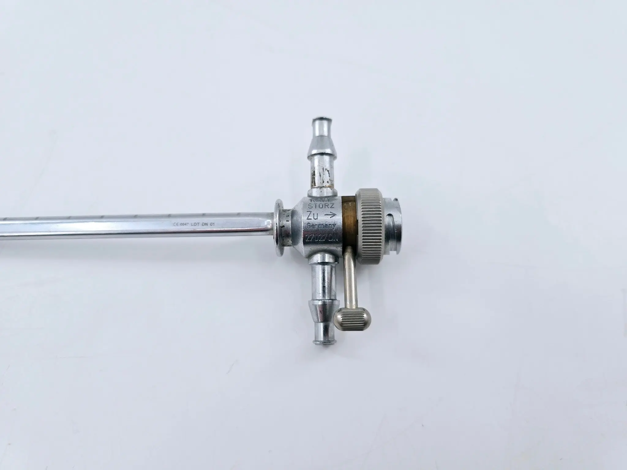 Karl Storz 27027DN Cystoscope Urethroscope Sheath 19Fr. w/ 2 Channels 10-1/4" - Image 3