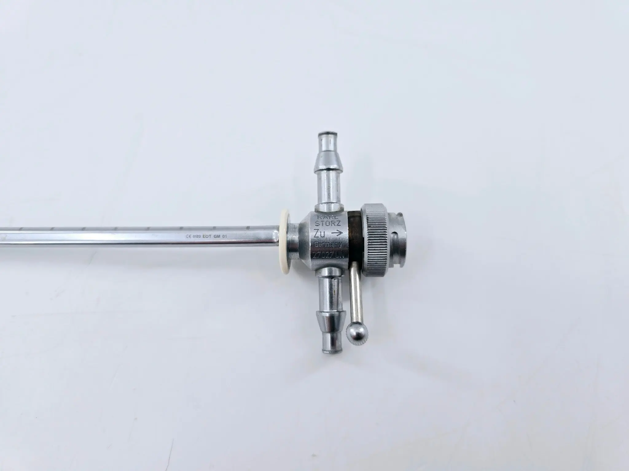 Karl Storz 27027UN Cystoscope-Urethroscope Sheath 17Fr. w/ 2 Channels 10-1/4" - Image 3