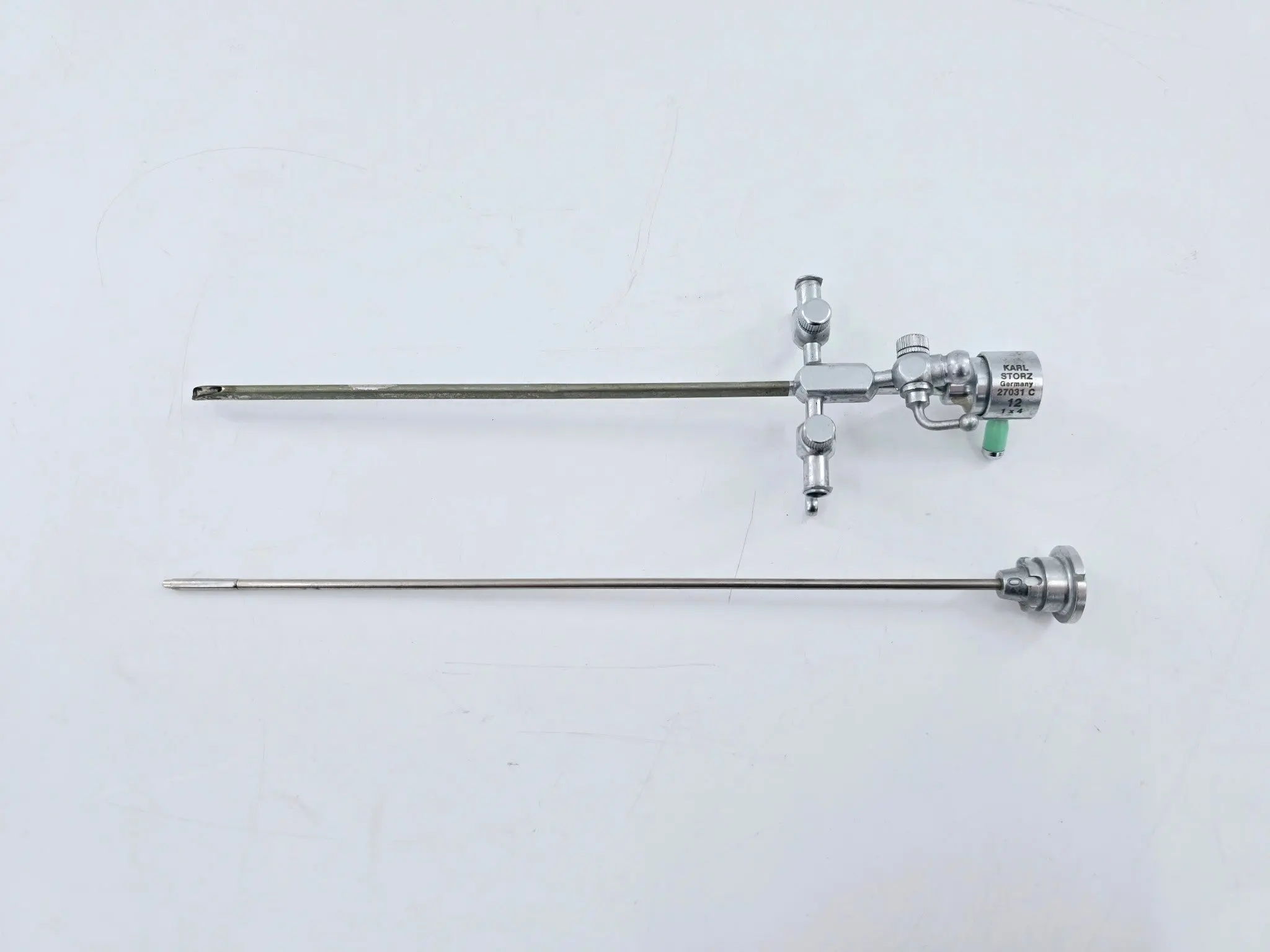 Karl Storz 27031C 1 x 4 Pediatric Cystoscope Sheath 12Fr. w/ Obturator 8" - Image 2