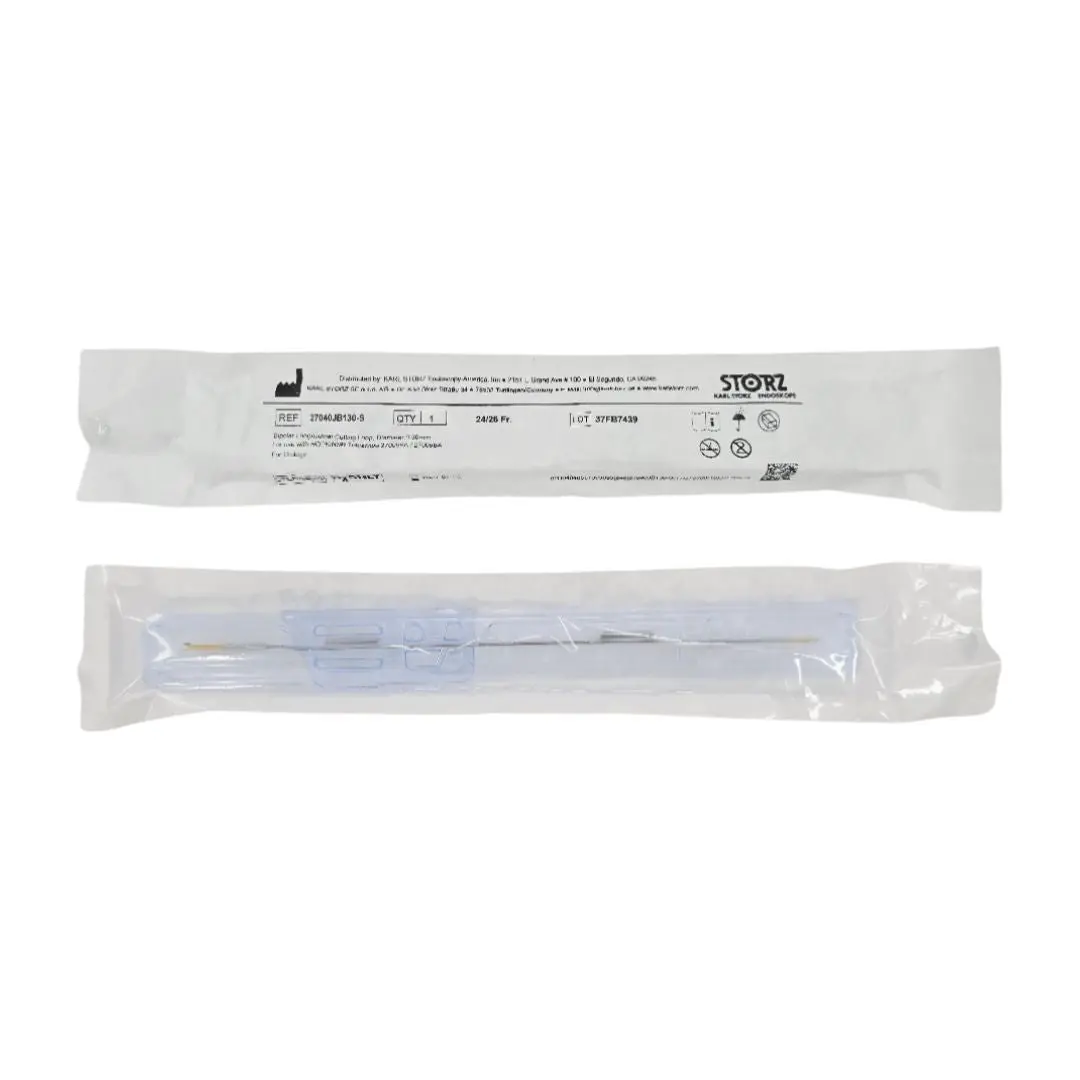 Karl Storz 27040JB130 24/26Fr. Bipolar Longitudinal Cutting Loop, 0.30mm Diameter For HOPKINS Telescope Urology
