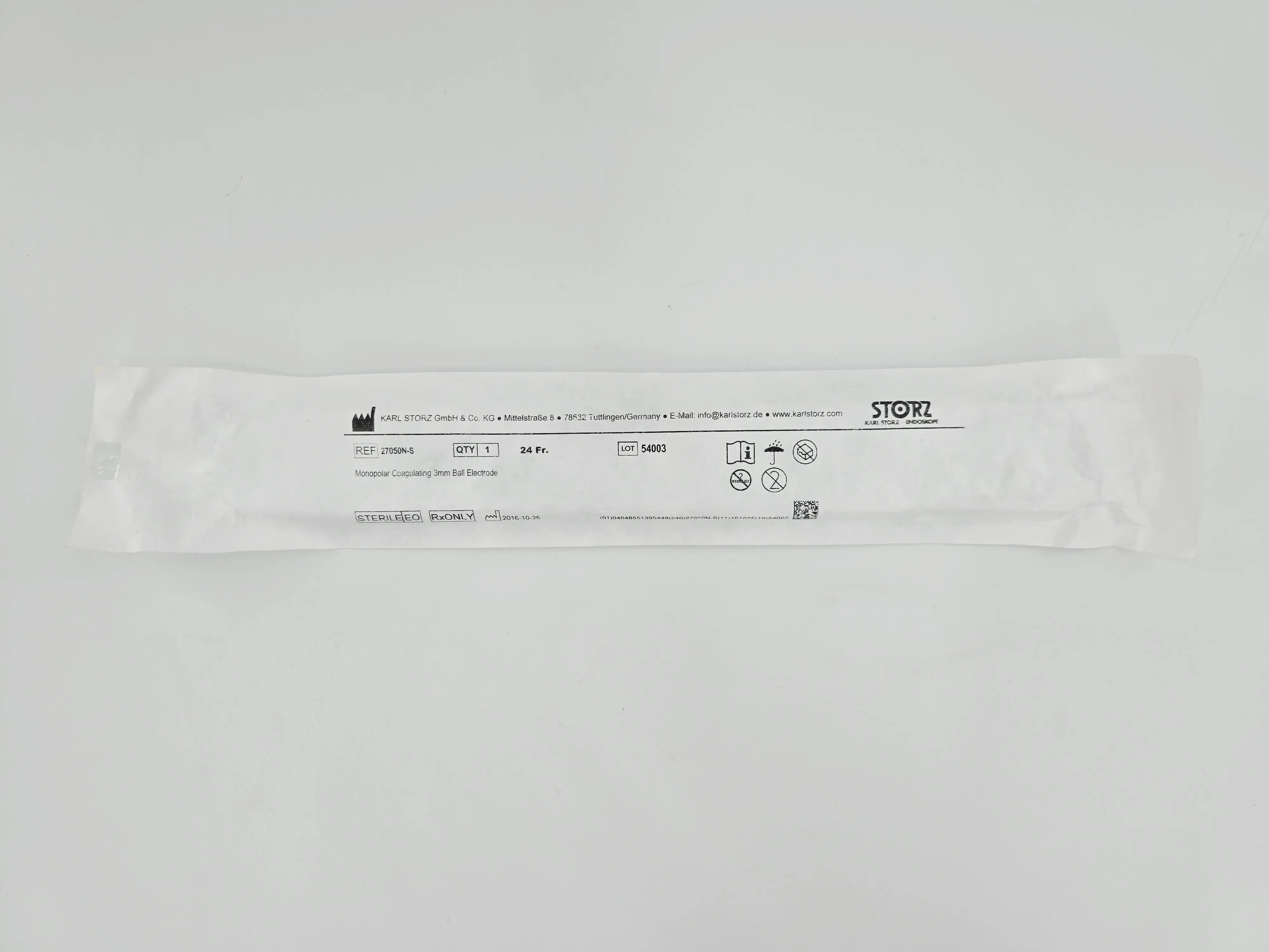 Karl Storz 27050N-S Monopolar Coagulating 3mm Ball Electrode 24 Fr. - Image 2