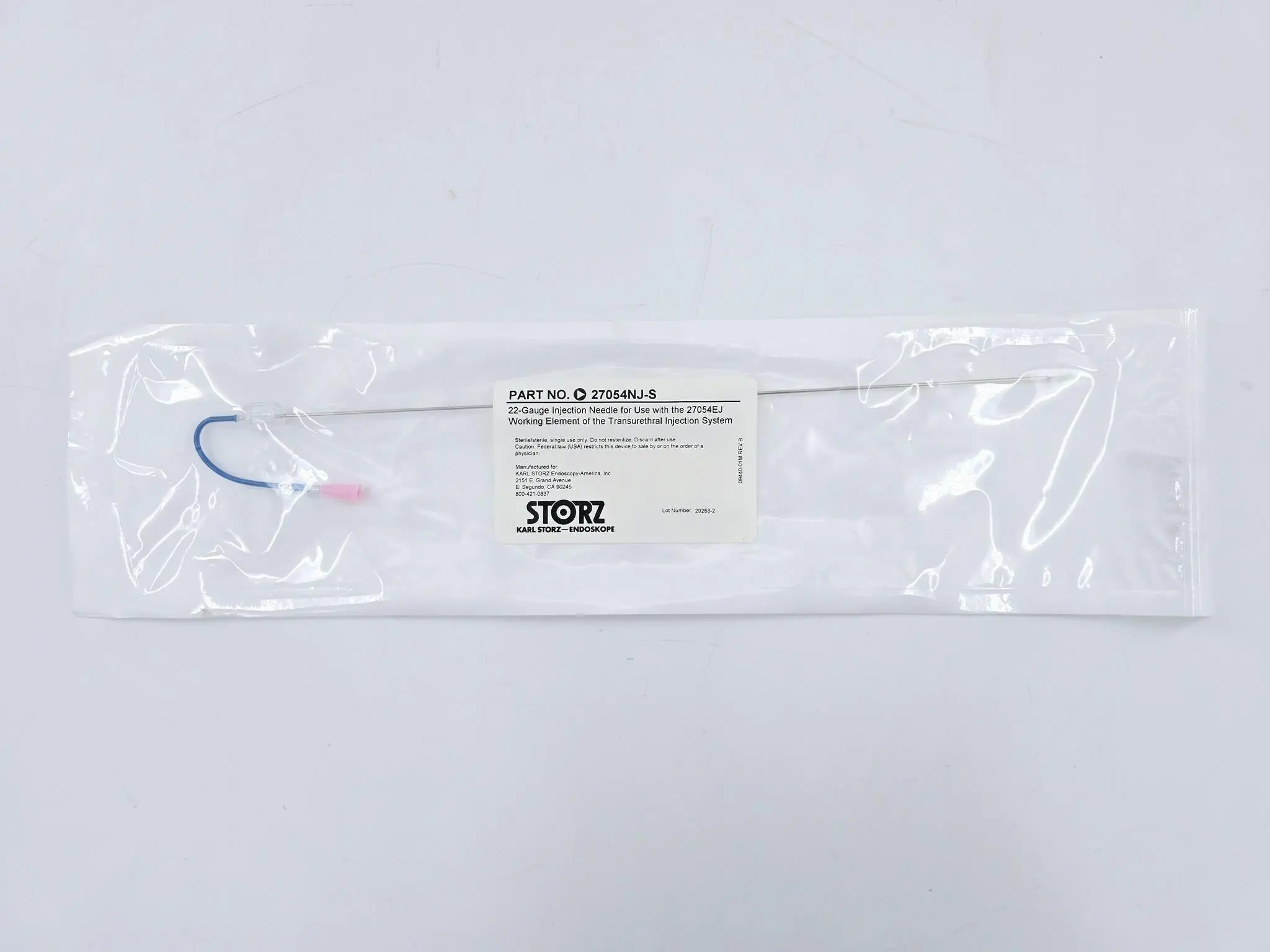 Karl Storz 27054NJ-S 22-Gauge Injection Needle For Use With 27054EJ Non-Sterile - Image 2