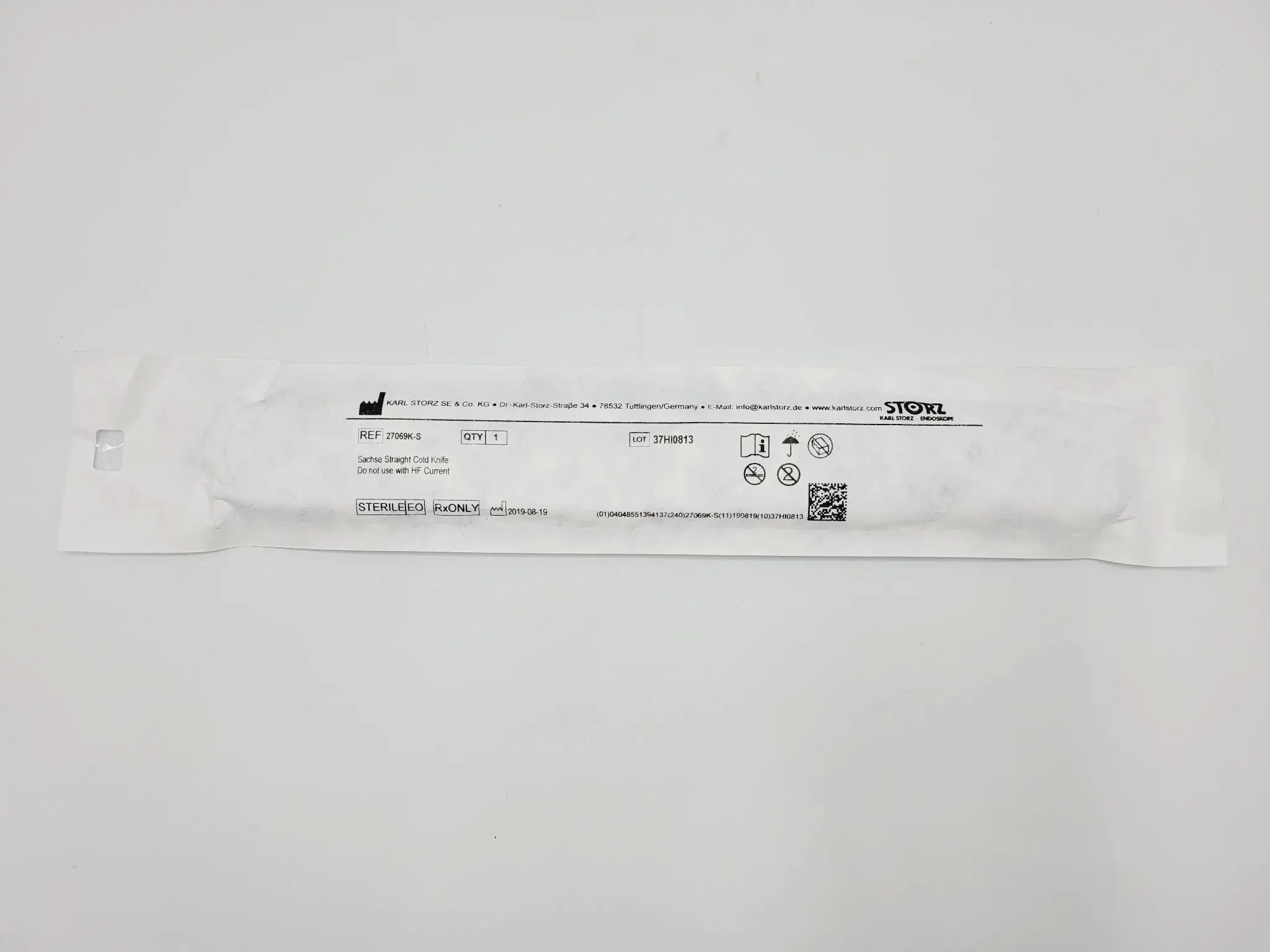 Karl Storz 27069K-S Sachse Straight Cold Knife Pack of 6 - Image 3