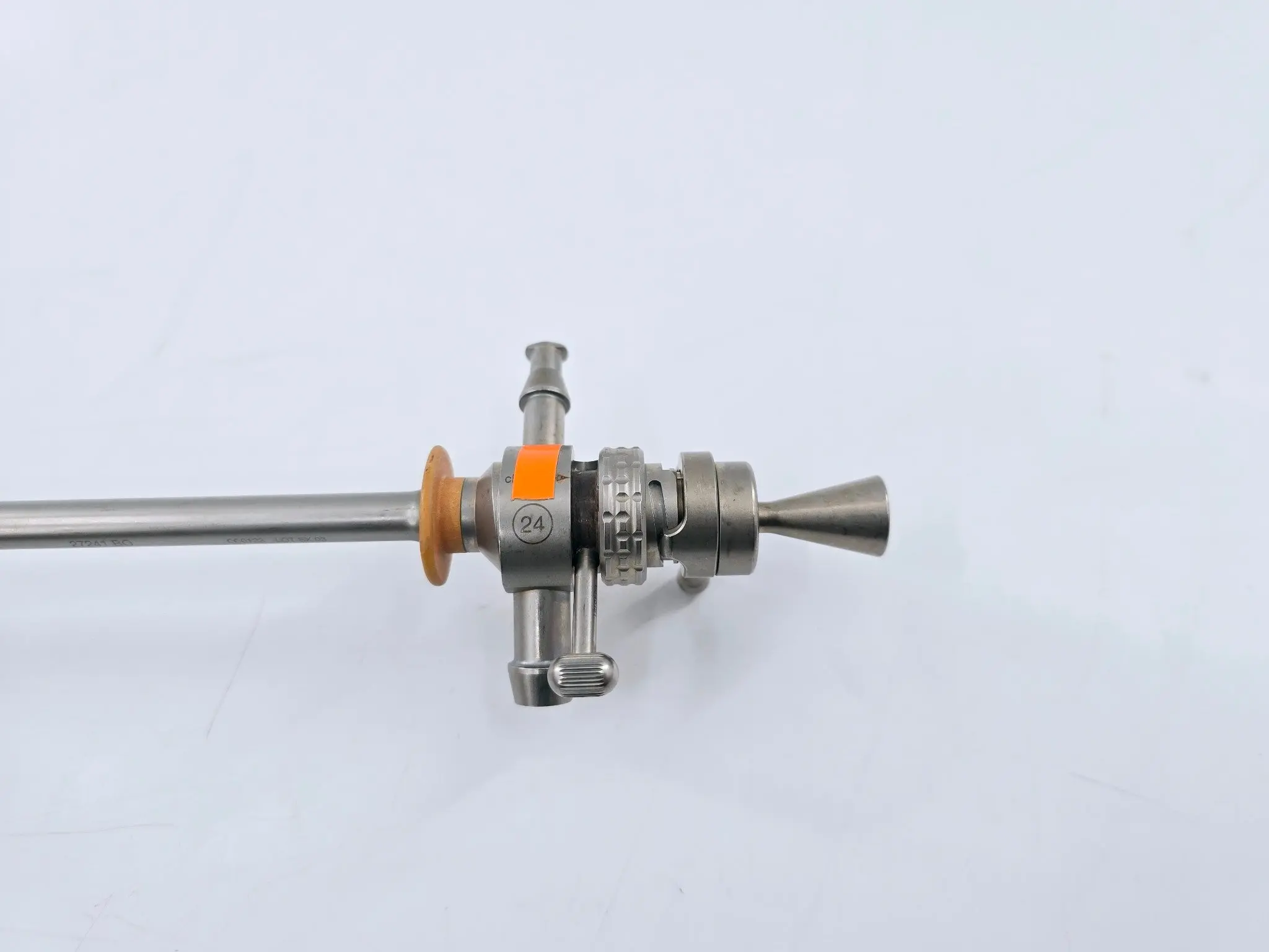 Karl Storz 27241BO Resectoscope Sheath 24fr. w/ 27048CK Deflecting Obturator - Image 4