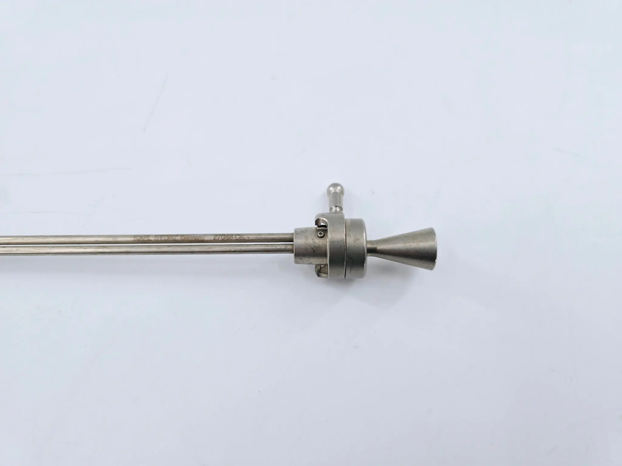 Karl Storz 27241BO Resectoscope Sheath 24fr. w/ 27048CK Deflecting Obturator - Image 7