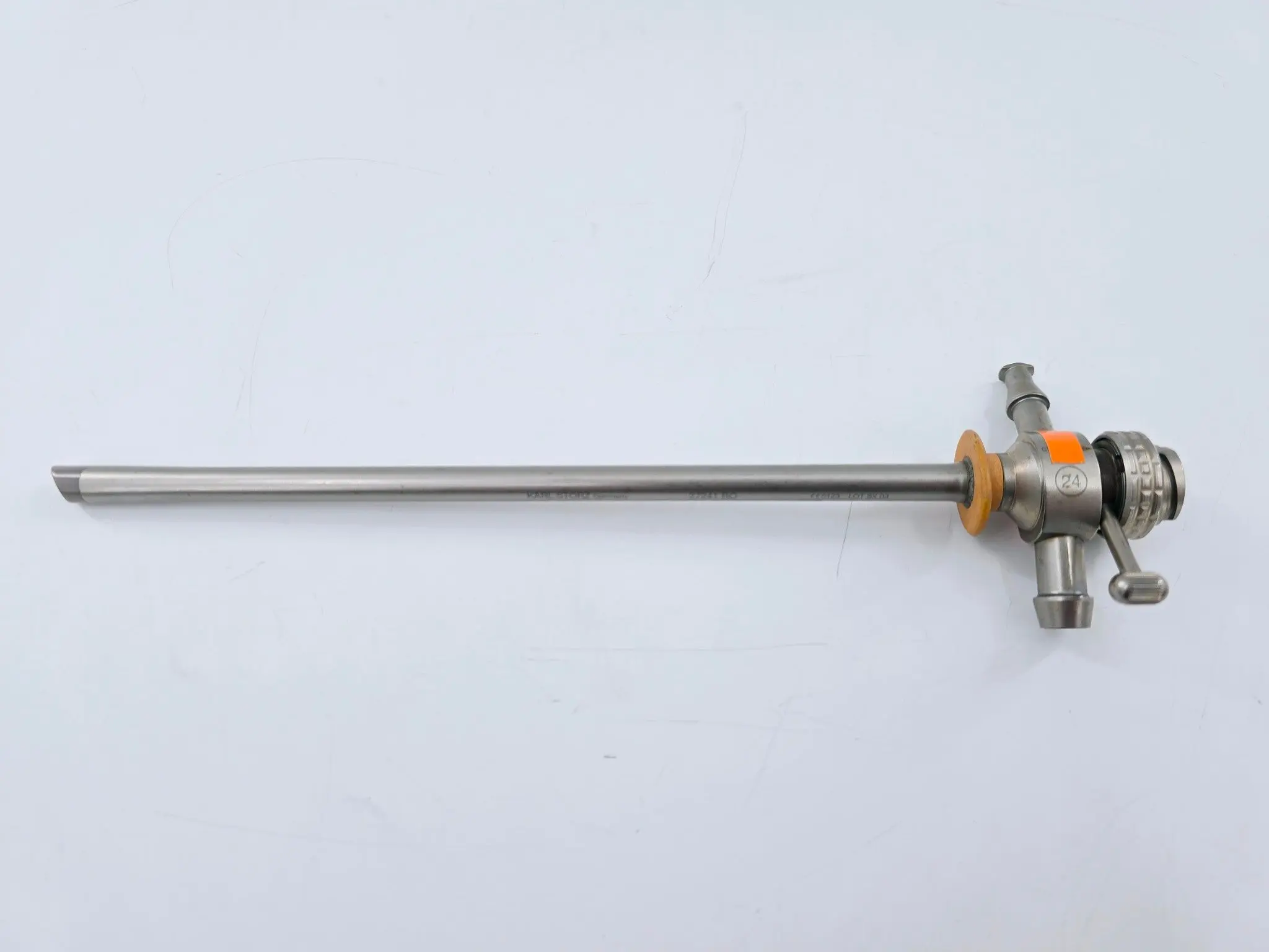 Karl Storz 27241BO Resectoscope Sheath 24fr. w/ 27048CK Deflecting Obturator - Image 9