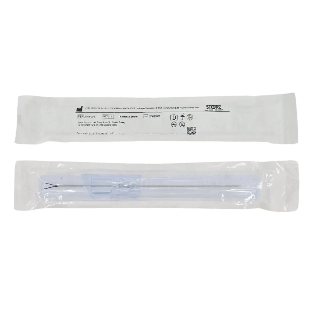 Karl Storz 28164FDG-S Bipolar Forceps Insert Sharp Arrow Tip Coxial Coating 3.4mm x 20cm