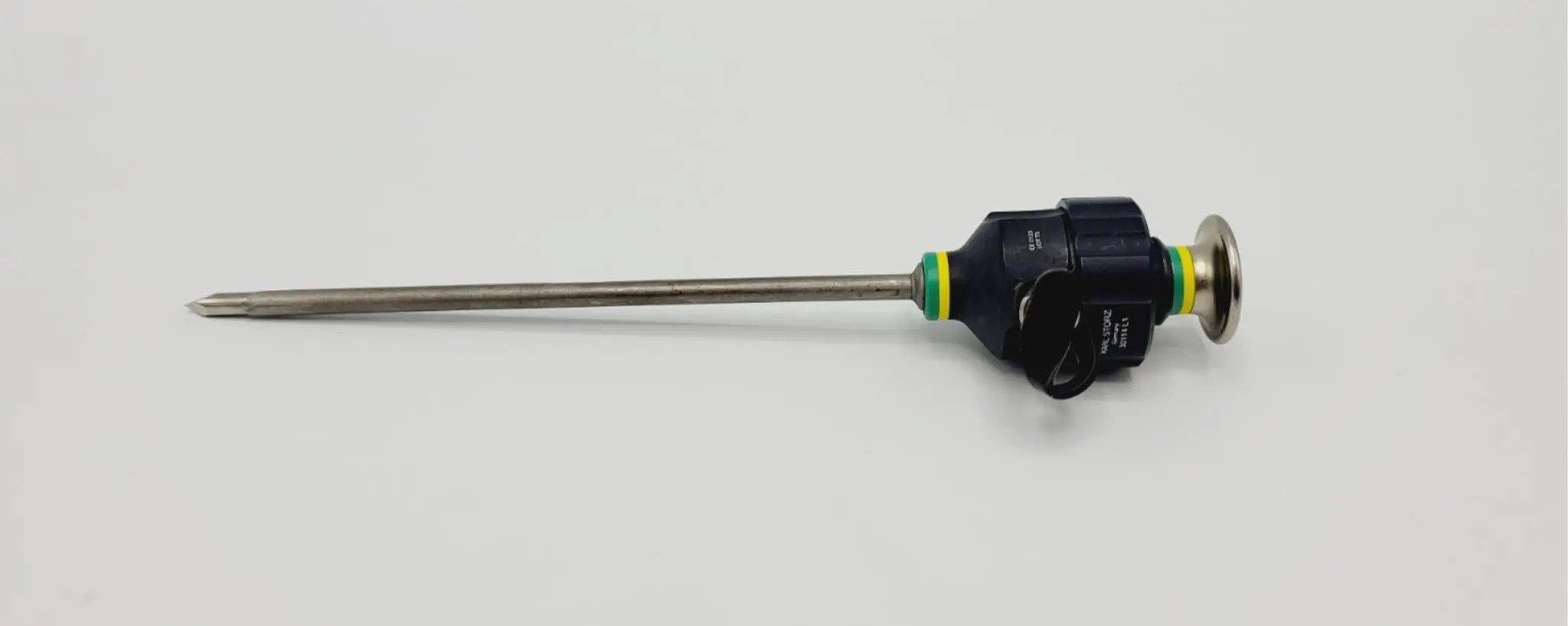 Karl Storz 30114G2 Cannula 3.5mm w/ 30114C Pyramidal Tip Trocar 8" - Image 2