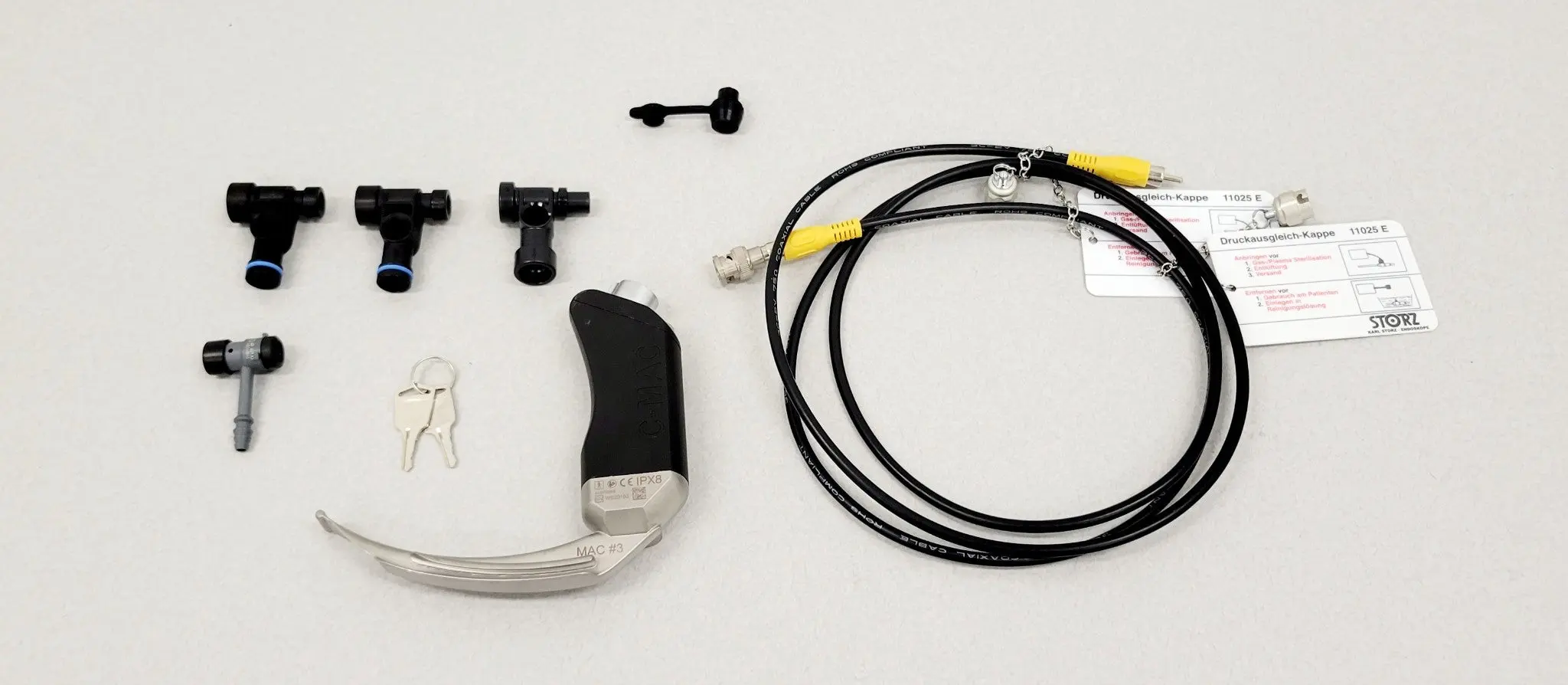 Karl Storz 8403 ZX C-MAC Monitor Video Laryngoscope w/ 8403AX & 8402 X Module - Image 4