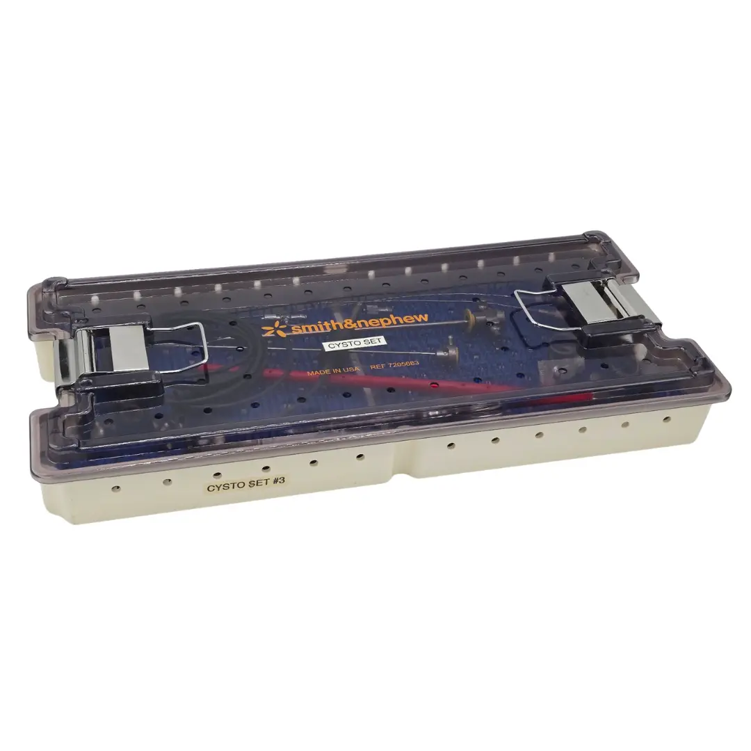 Karl Storz Cysto Set w/ Telescopes Sheath Bridge Electrode Smith & Nephew Tray - Image 2