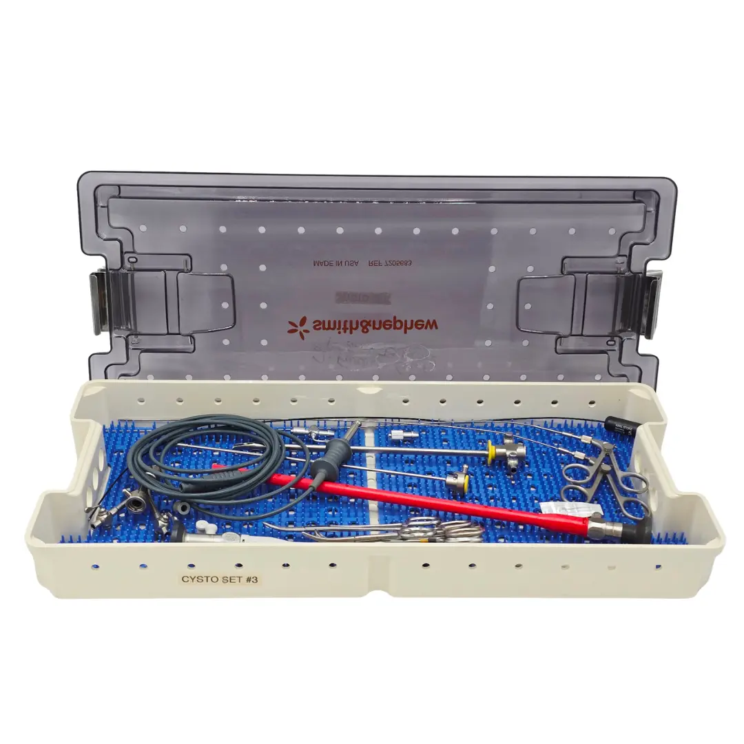 Karl Storz Cysto Set w/ Telescopes Sheath Bridge Electrode Smith & Nephew Tray - Image 3