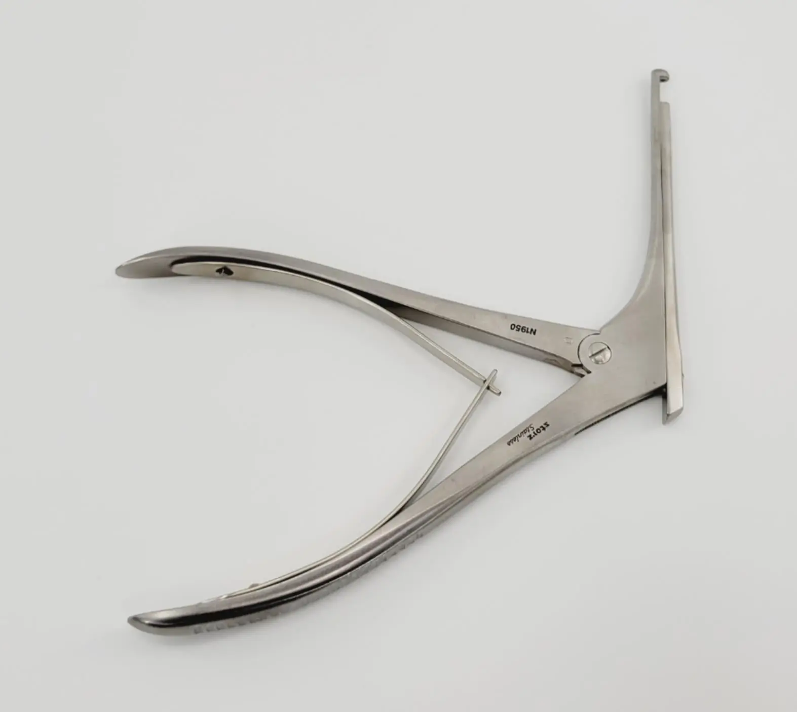 Karl Storz N1950 Kerrison Rongeur Size 0 3.5mm x 3mm Bite Angled 90° 6-1/2" - Image 3