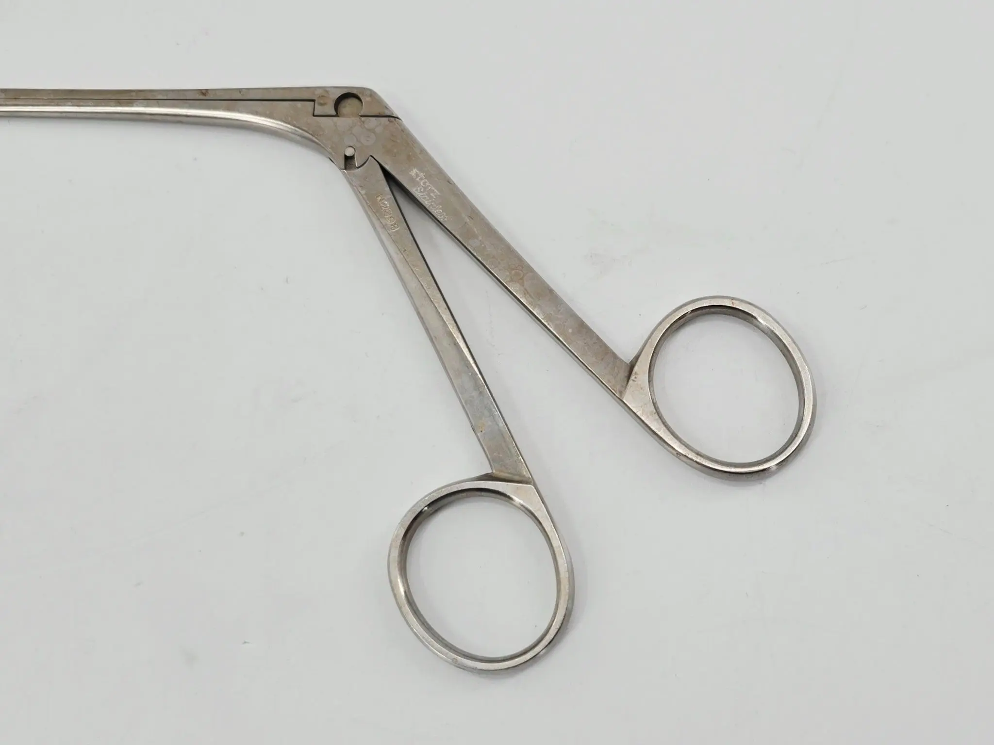 Karl Storz N2898 Sinus Cup Forceps Straight 3mm Round Cup 7-1/4" - Image 3