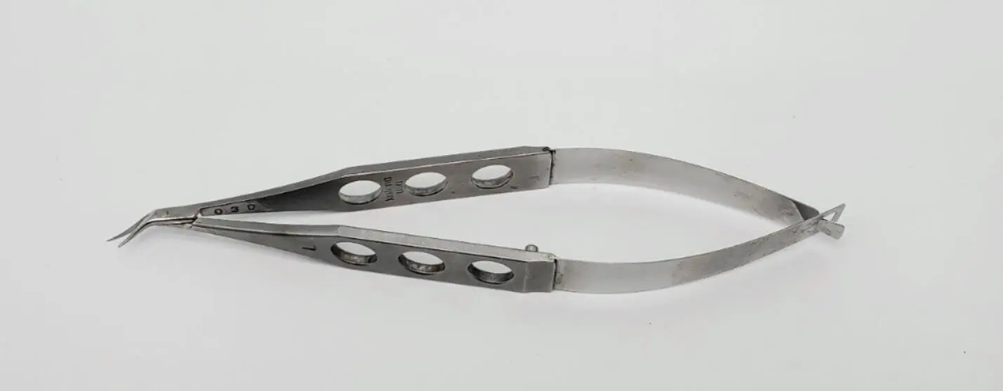 Katena K4-1010 Castroviejo Corneal Scissors Small Left 4-1/4" - Image 2