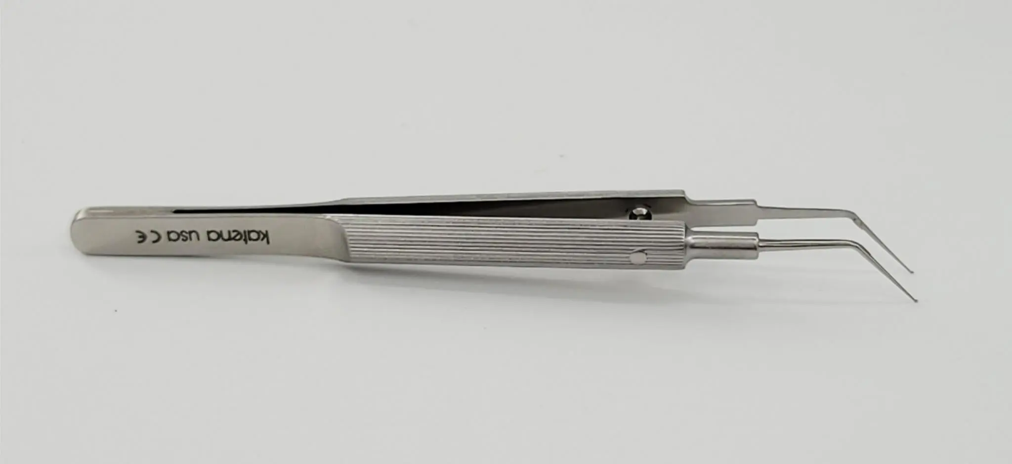Katena K5-5082 Utrata Forceps Round Handle 11mm Long Shanks Ophthalmology 4" - Image 4