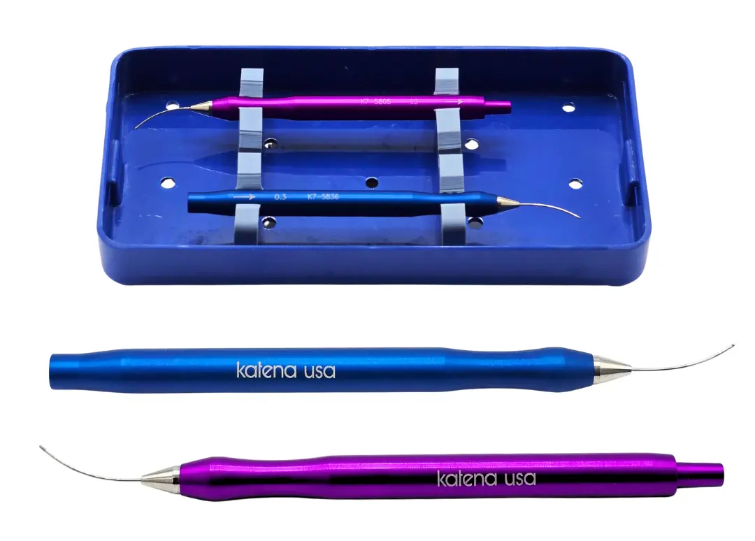 Katena Ophthalmic Handpiece Bundle K7-5836 Irrigating & K7-5805 Polisher w/Case