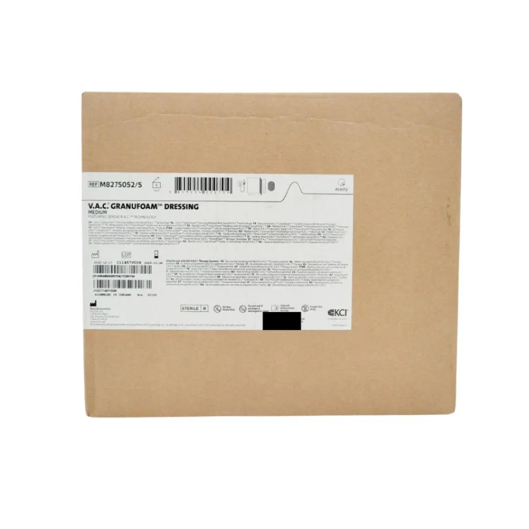 KCI M8275052/5 V.A.C Granufoam Dressing Medium Box of 5 EXP: 11/30/2025