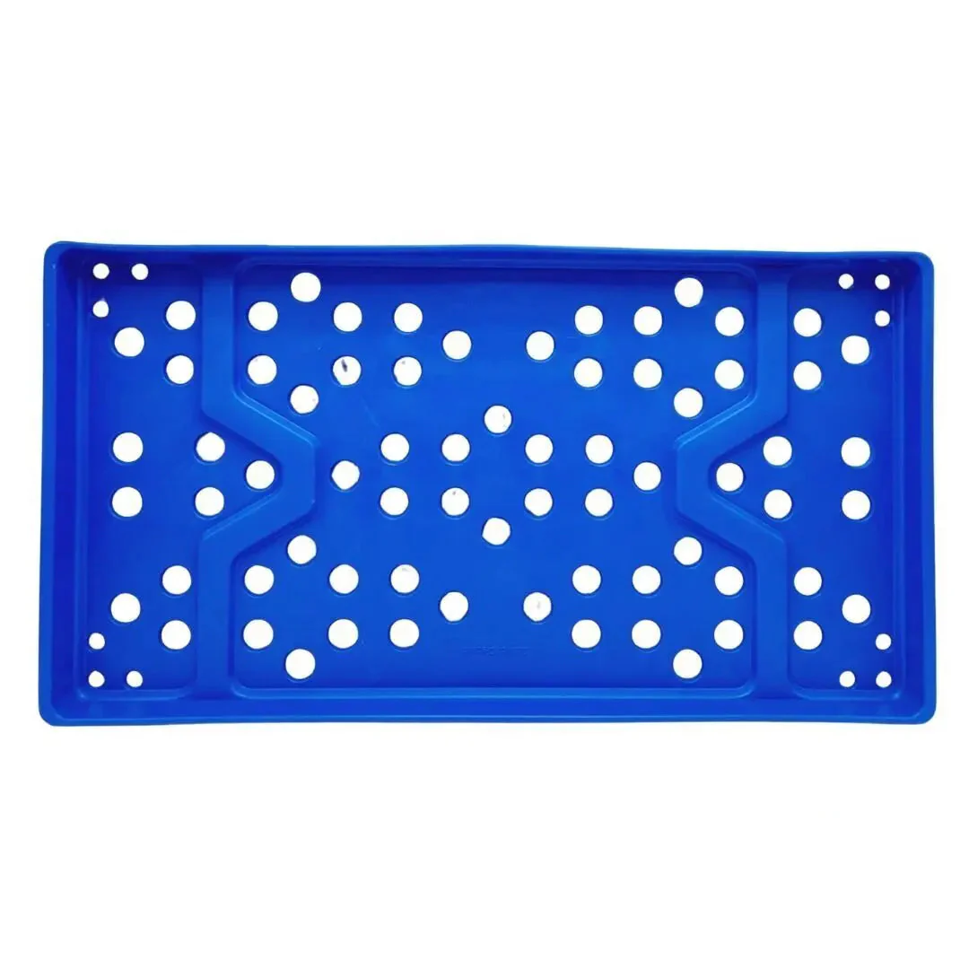 Kimberly Clark Halyard Blue Daisy Design Transport Tray 22-3/8" X 12" X 1-1/2"