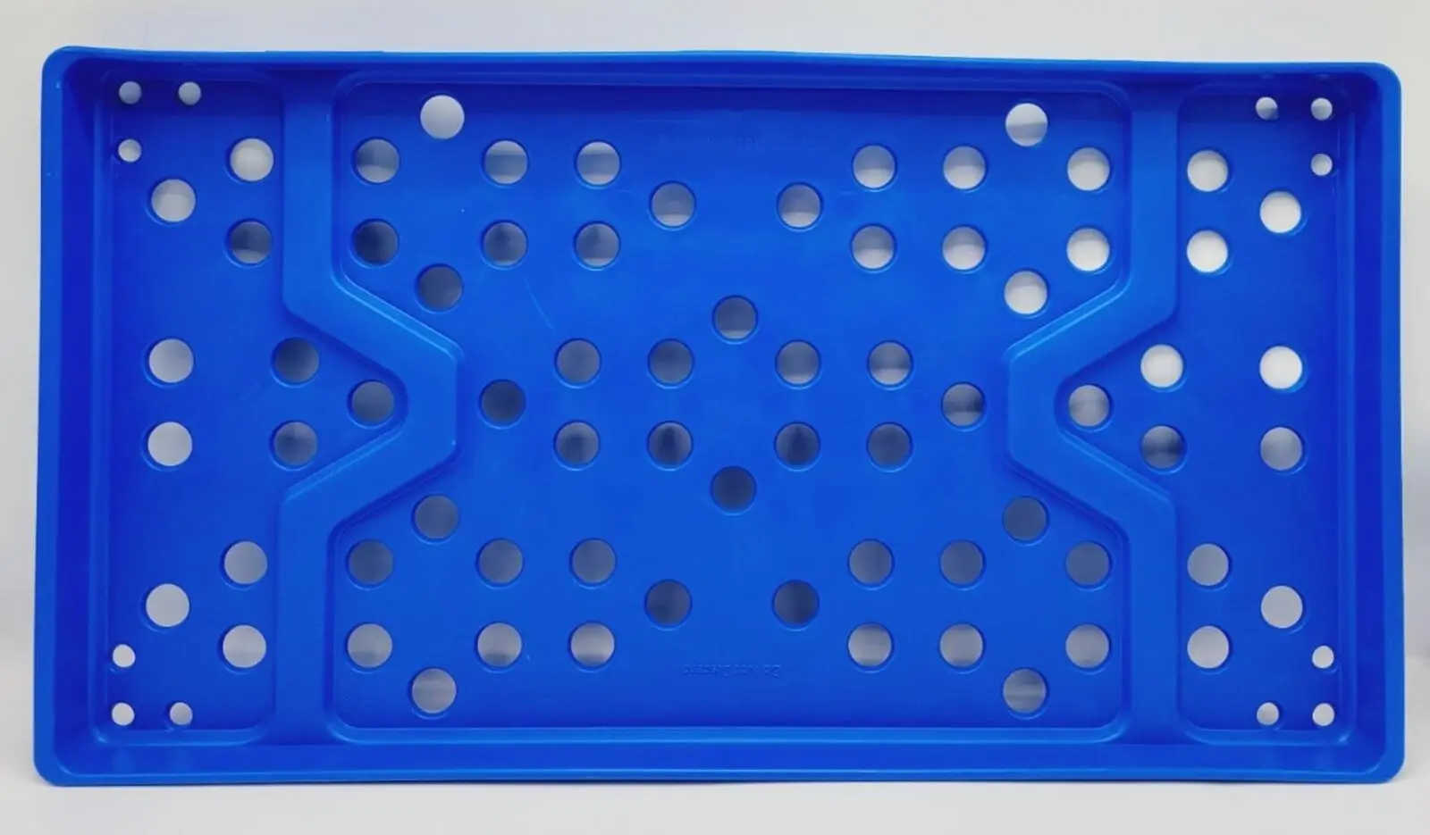 Kimberly Clark Halyard Blue Daisy Design Transport Tray 22-3/8" X 12" X 1-1/2" - Image 2