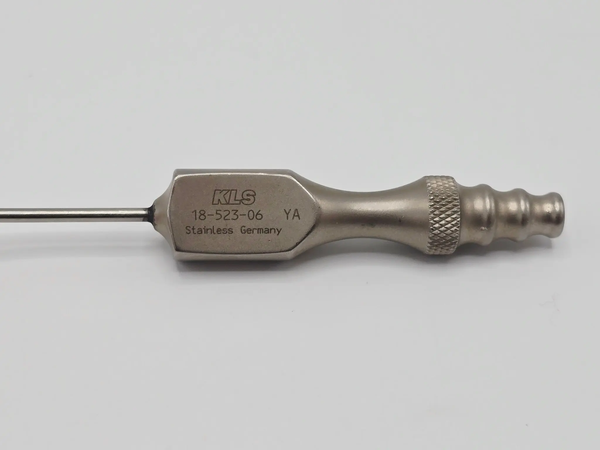 KLS Martin Cannula 18-523-06 Frazier Suction Tube 6 Fr German Stainless Instrument - Image 2