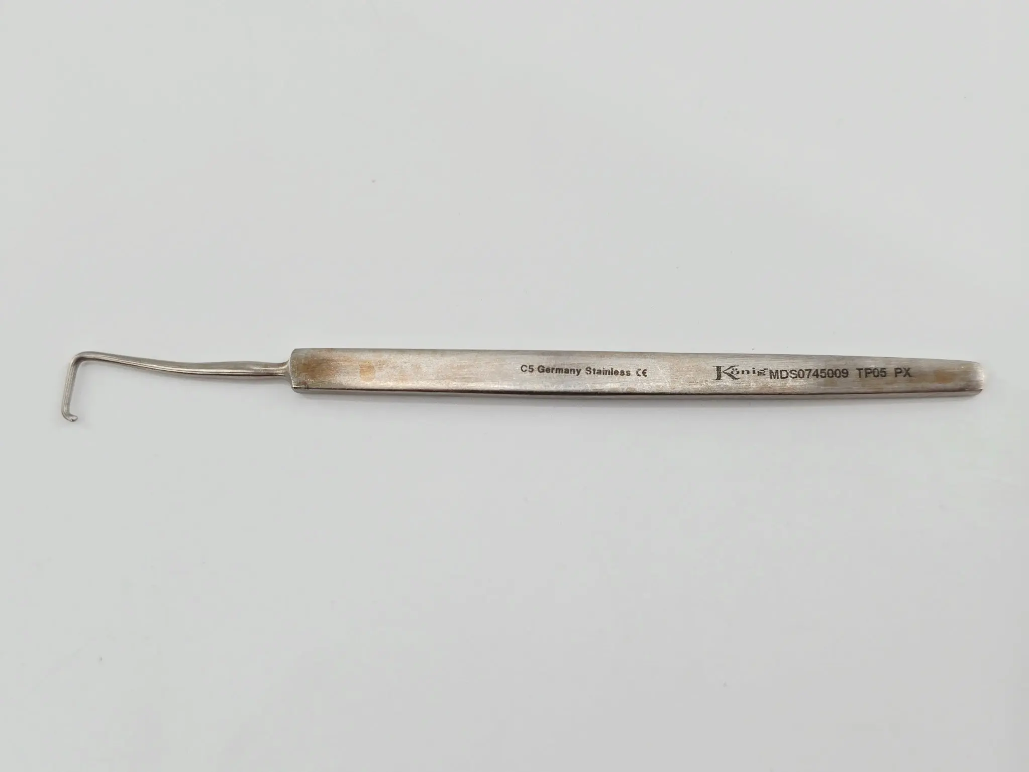 Konig MDS0745009 Green Strabismus Hook Ophthalmology 5" - Image 2