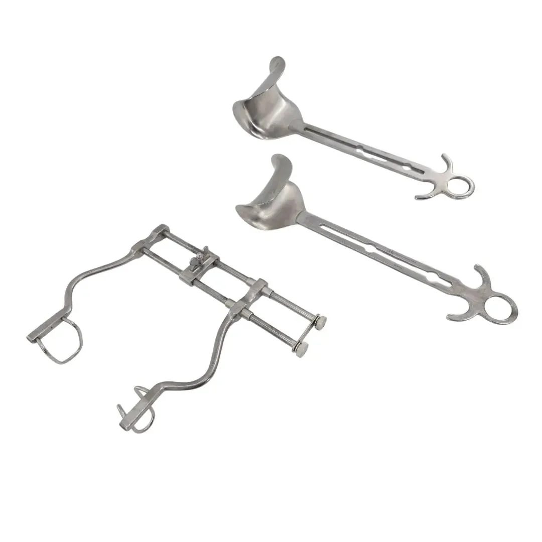 Medline Konig MDS1876418 Balfour Abdominal Retractor w/ 180mm Spread & Two Center Blades