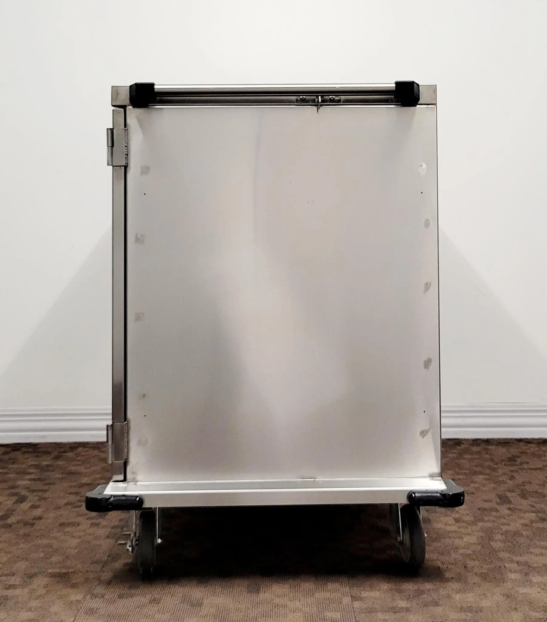 Lakeside Two Door Stainless Cabinet Case Cart 36" Width Wire Shelf - Image 3