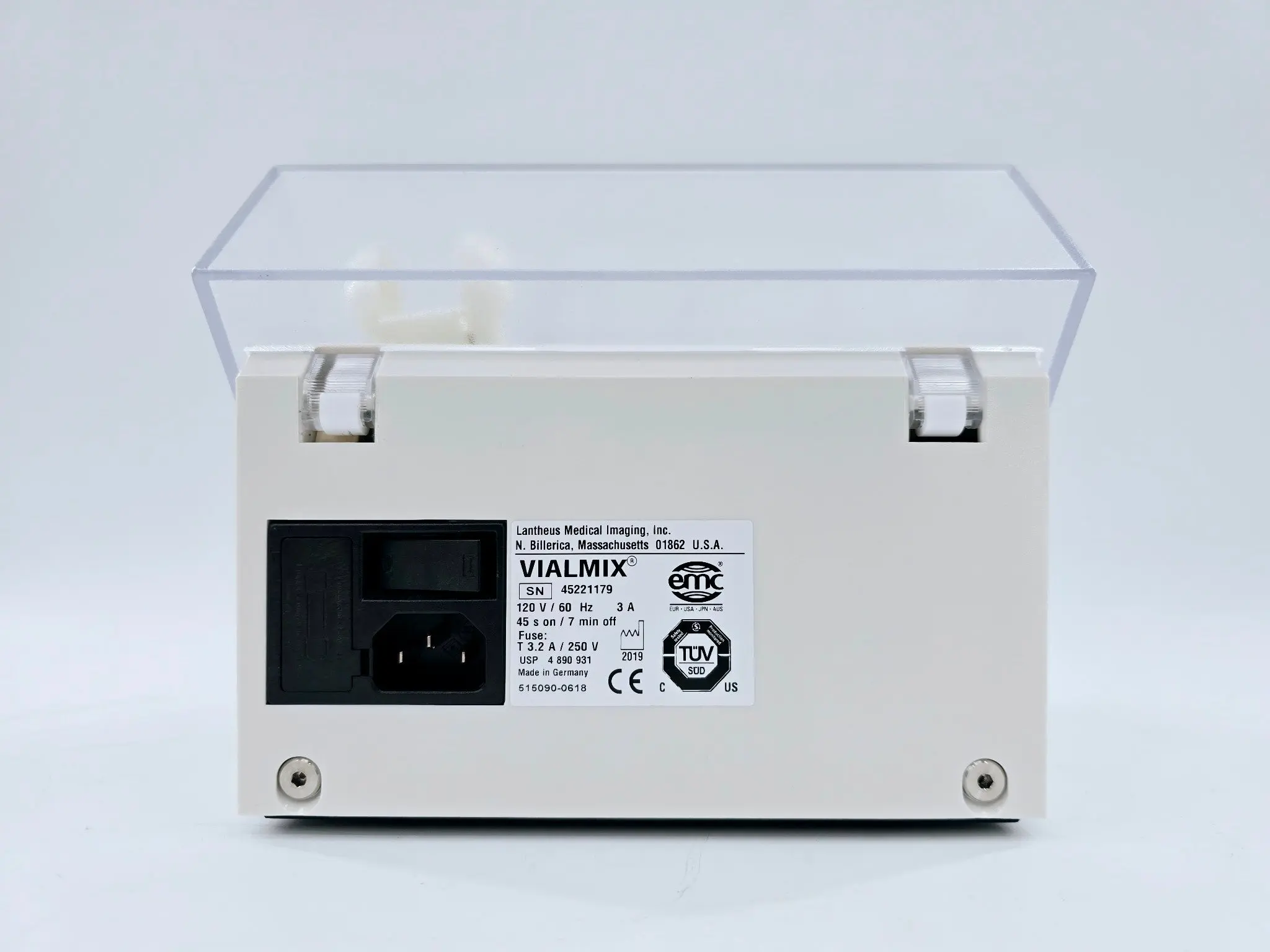 Lantheus Medical Imaging Vialmix Dental Amalgamator/ Vial Mixer 120V/60Hz DEMO - Image 5