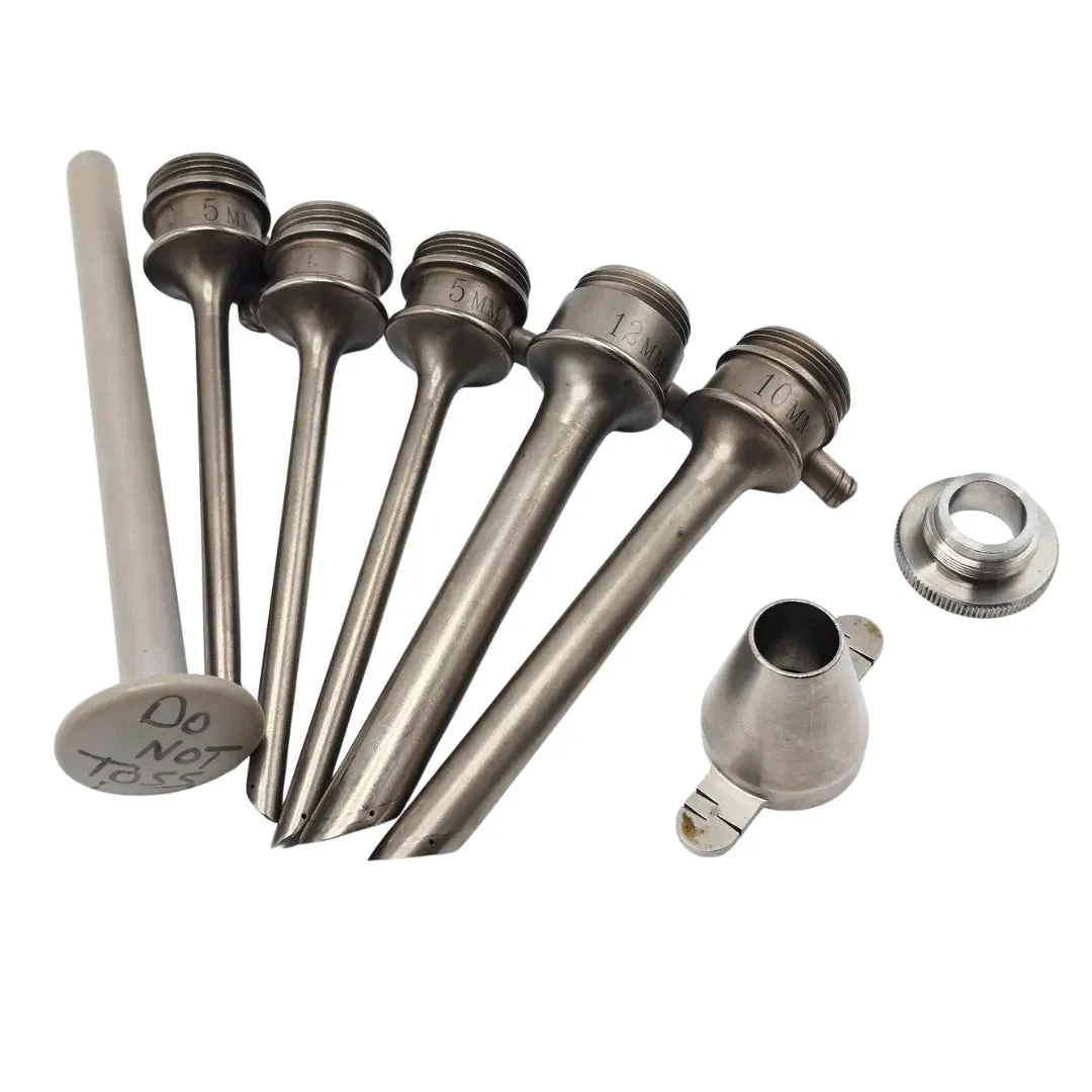 Laparoscopic Trocar Set 5mm/10mm/12mm Cannulas Obturator & Adapter Smooth Shaft