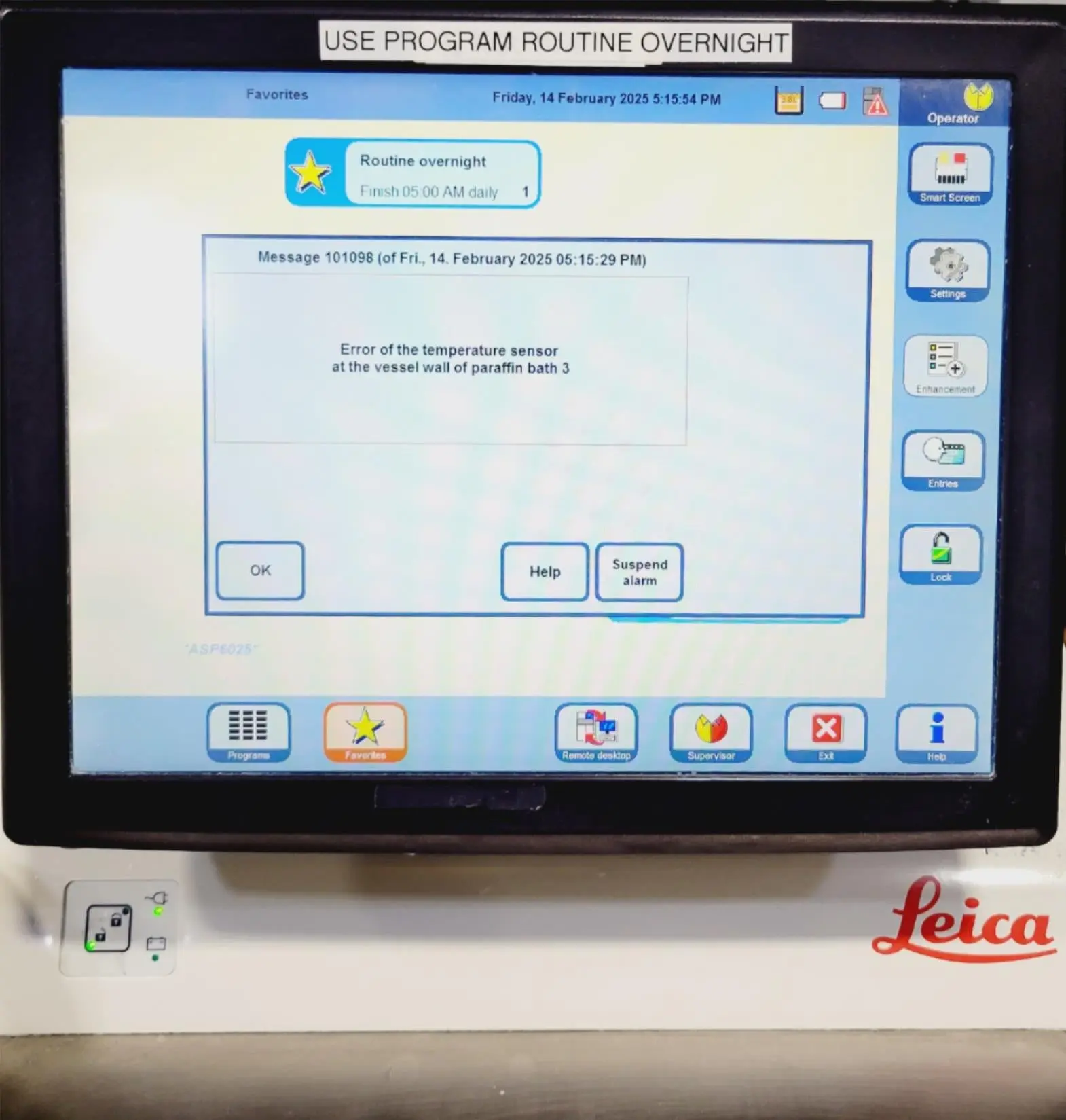 Leica Biosystems ASP6025 Automated Vacuum Tissue Processor Powers Up AS-IS - Image 7