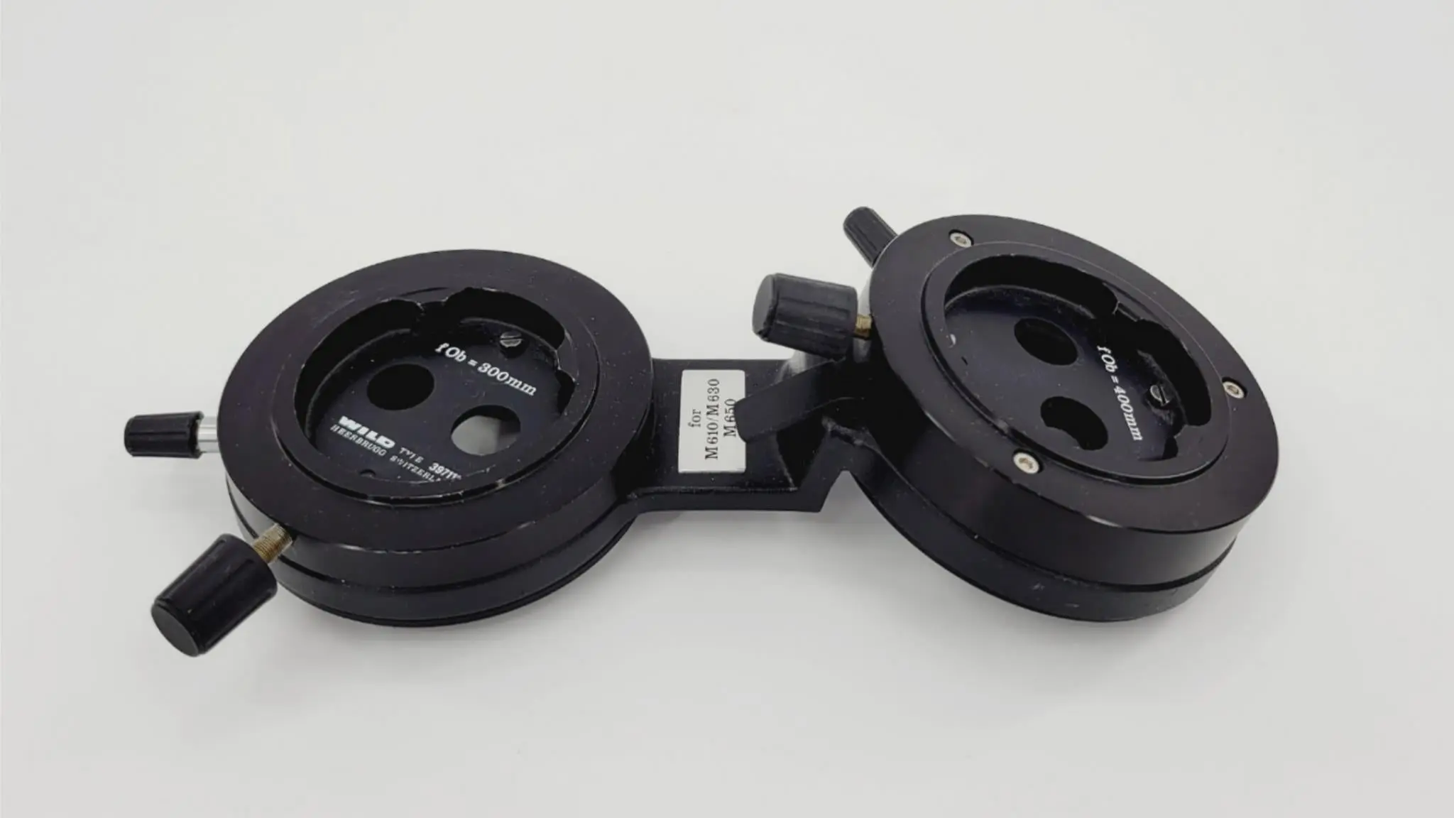 Leica Wild fOb=300mm & fOb=400mm Surgical Microscope Dual Head Bridge 397119 - Image 2