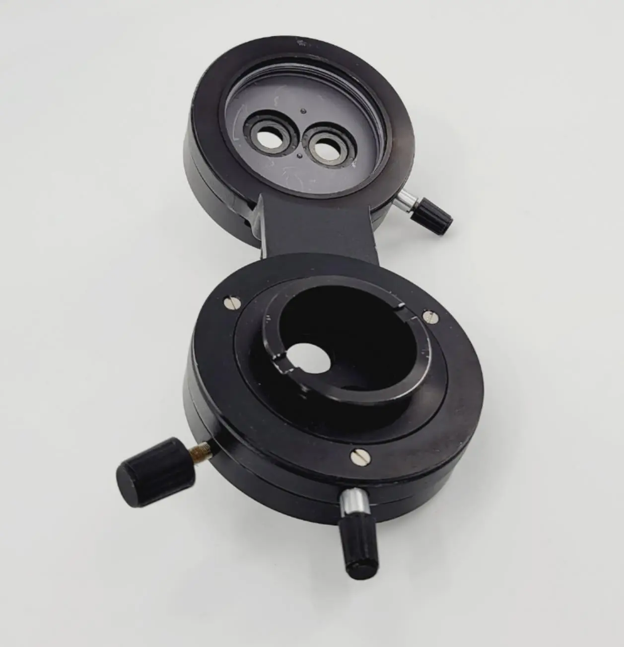 Leica Wild fOb=300mm & fOb=400mm Surgical Microscope Dual Head Bridge 397119 - Image 4