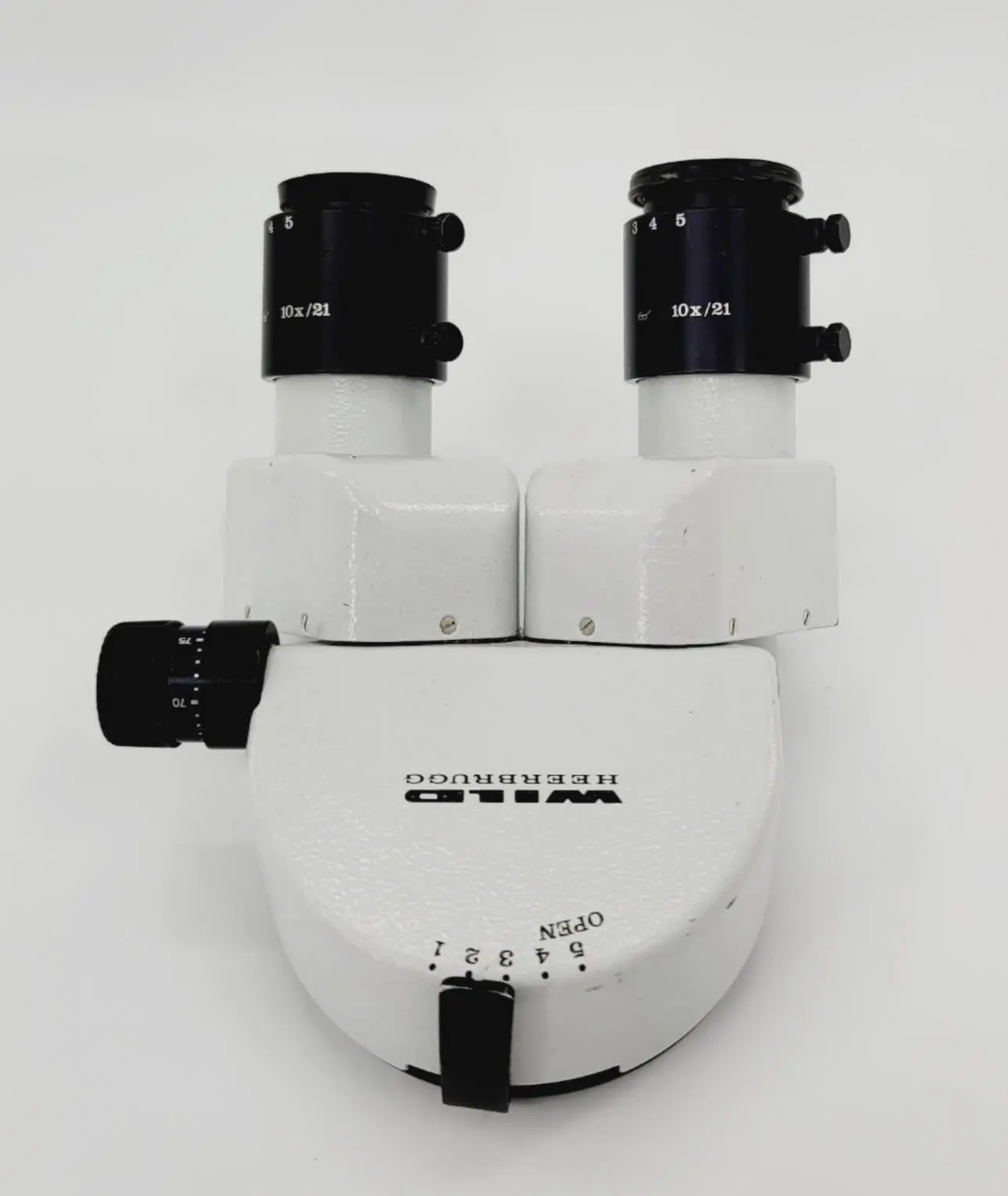Leica Wild Head Surgical Microscope Part w/10 x 21 Eye Pieces - Image 2