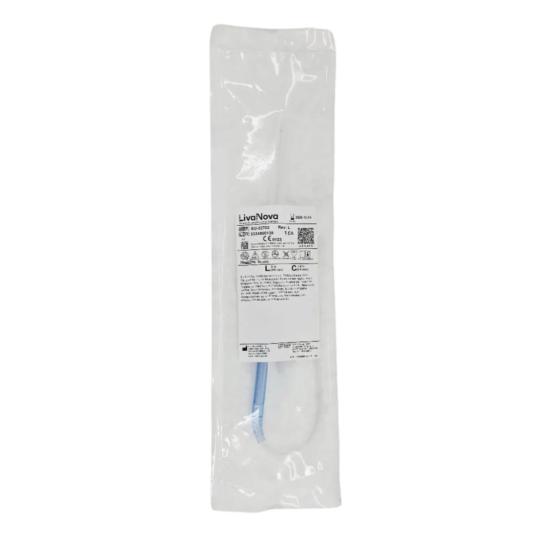 LivaNova SU-22702 Suction Tip 6" x 1/4" w/ Slip Connector 1/EA