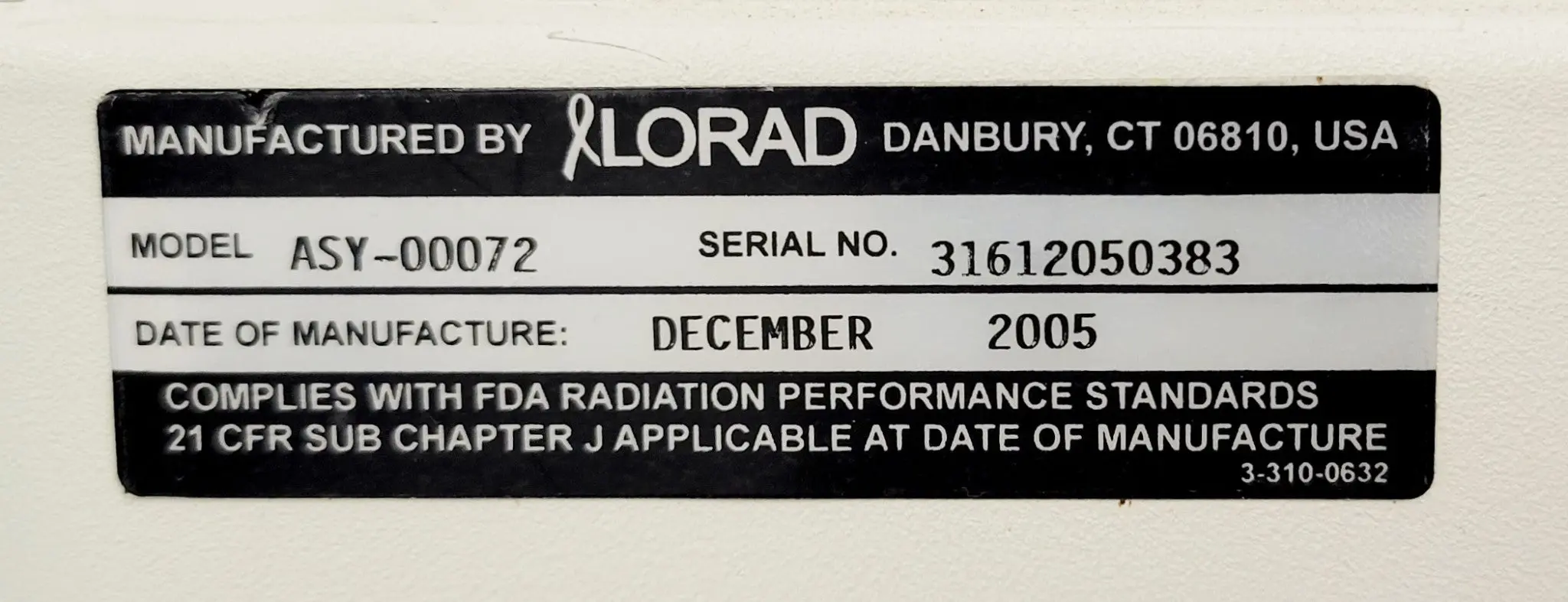 Lorad Hologic ASY-00072 MultiCare Platinum Prone Breast Biopsy Unit - Image 4