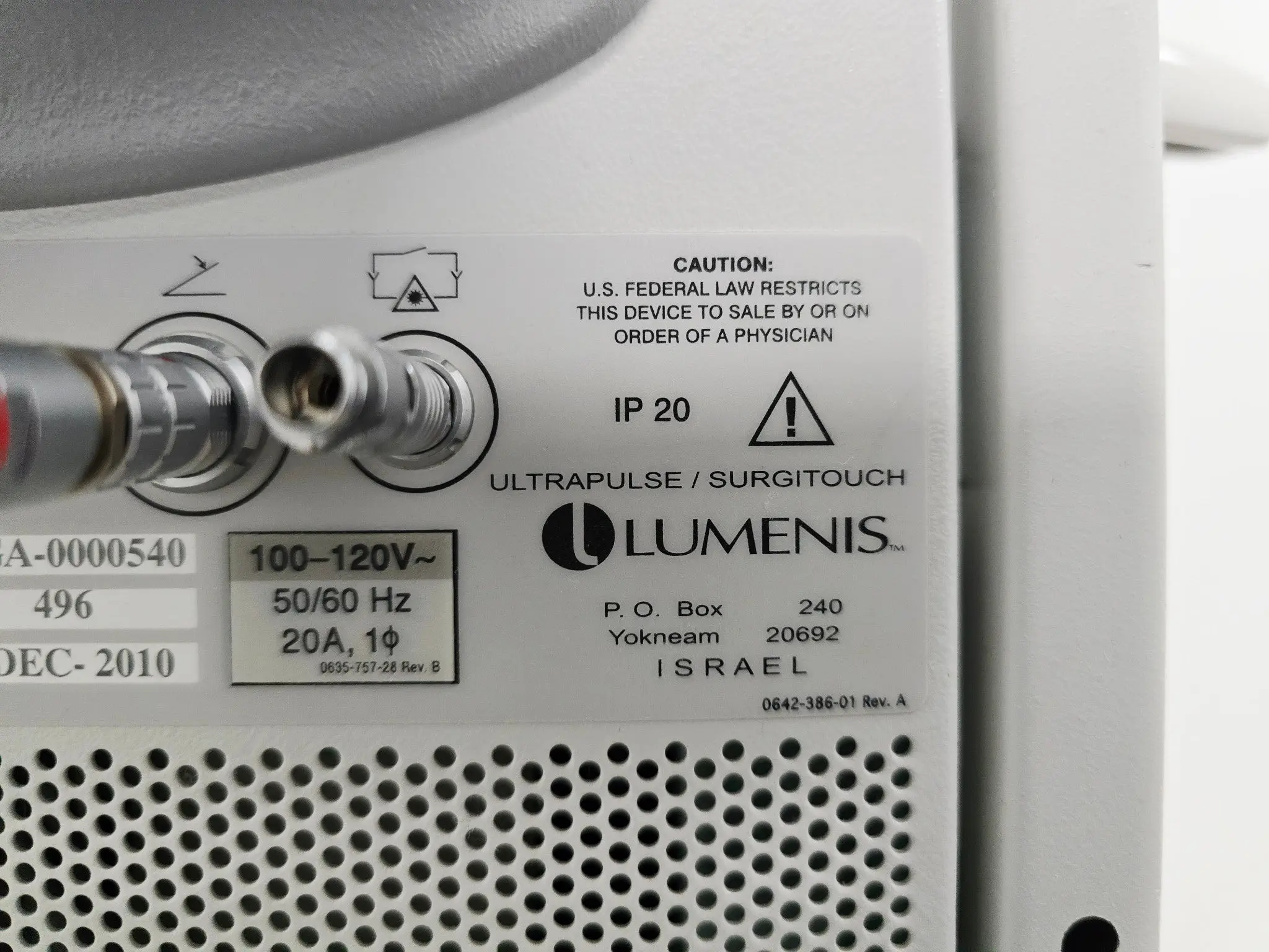 Lumenis UltraPulse SurgiTouch GA-0000540 CO2 Surgical System 2010 - Image 13