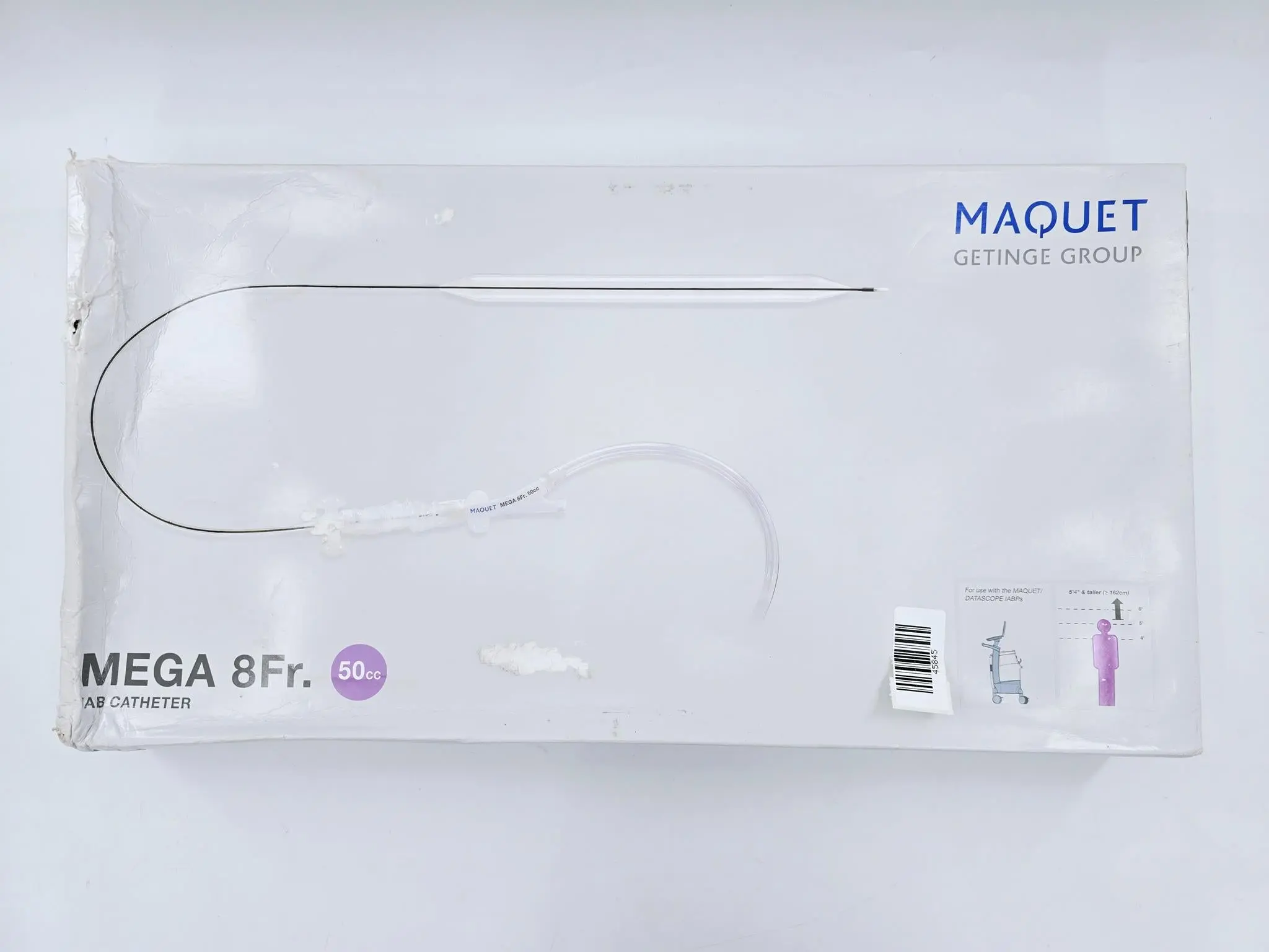 Maquet 0684-00-0296-01U Mega 8F IAB Catheter & Insertion Kit 50cc w/ Two Statlock - Image 3