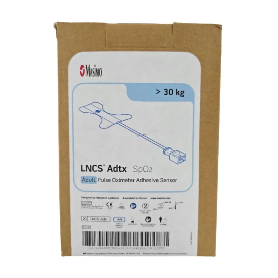 Masimo 1859 MasimoSET LNCS Adtx SpO2 Adult Pulse Oximeter Adhesive Sensor BX/20