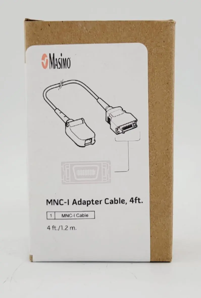 Masimo 2022 MNCI Adapter Cable 4ft Patient Monitor Extension - Image 2