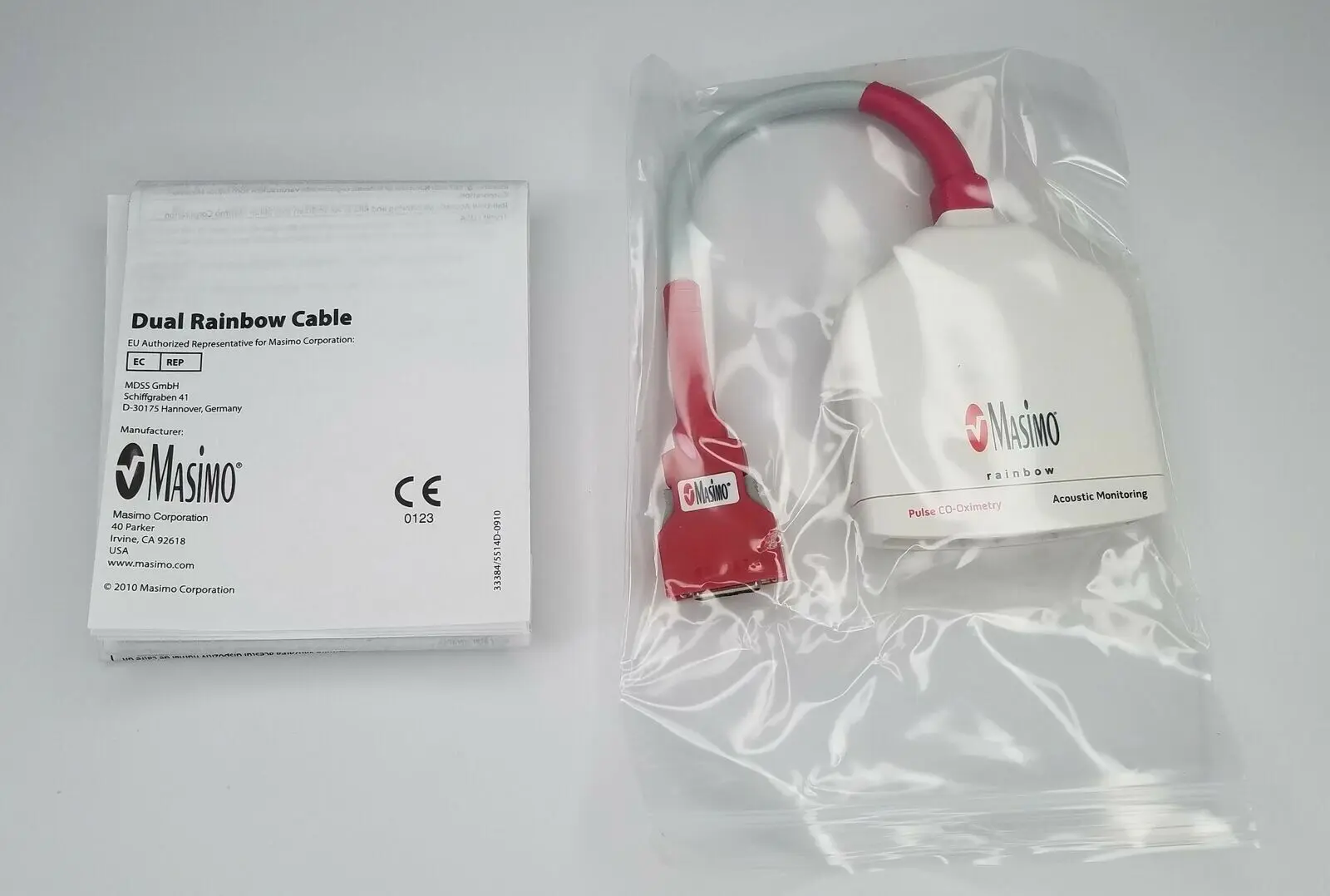 Masimo 2757 Dual-Channel Rainbow Acoustic Monitoring Cable - Image 3